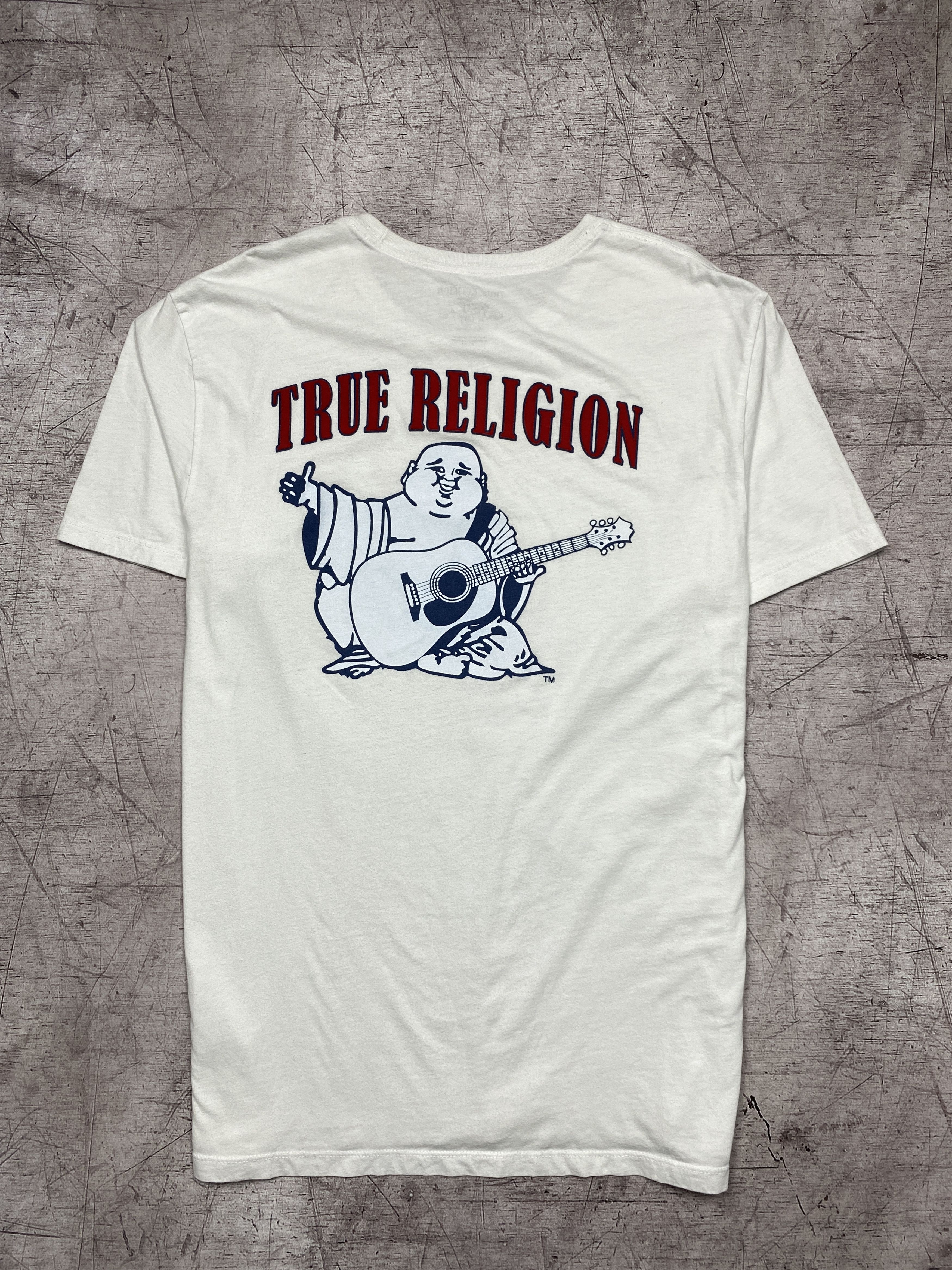 True Religion × Vintage True Religion Vintage Mens Crew Neck T-Shirt Size US XL / EU 56 / 4 - 1 Thumbnail
