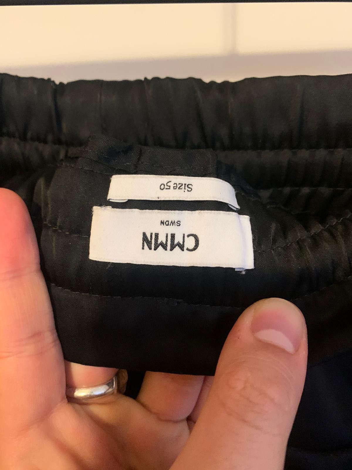 CMMN SWDN CMMN SWDN – Black Satin Track Pants Size US 34 / EU 50 - 5 Thumbnail