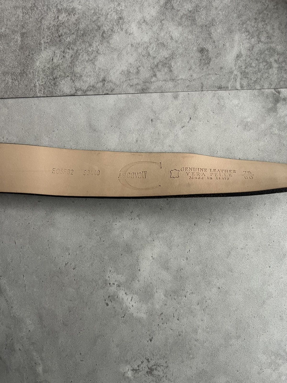 Emporio Armani Emporio Armani Regal Snake Effect Leather Belt Size ONE SIZE - 5 Thumbnail