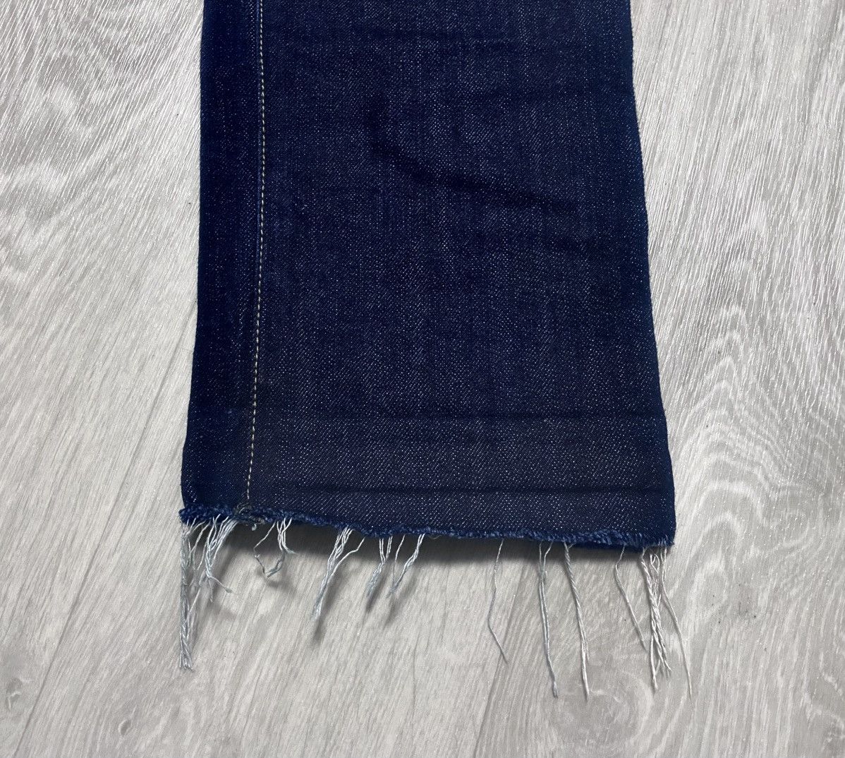 YMC YMC You Must Create Red Selvage Denim Cropped Faded Jeans Size US 29 - 9 Thumbnail