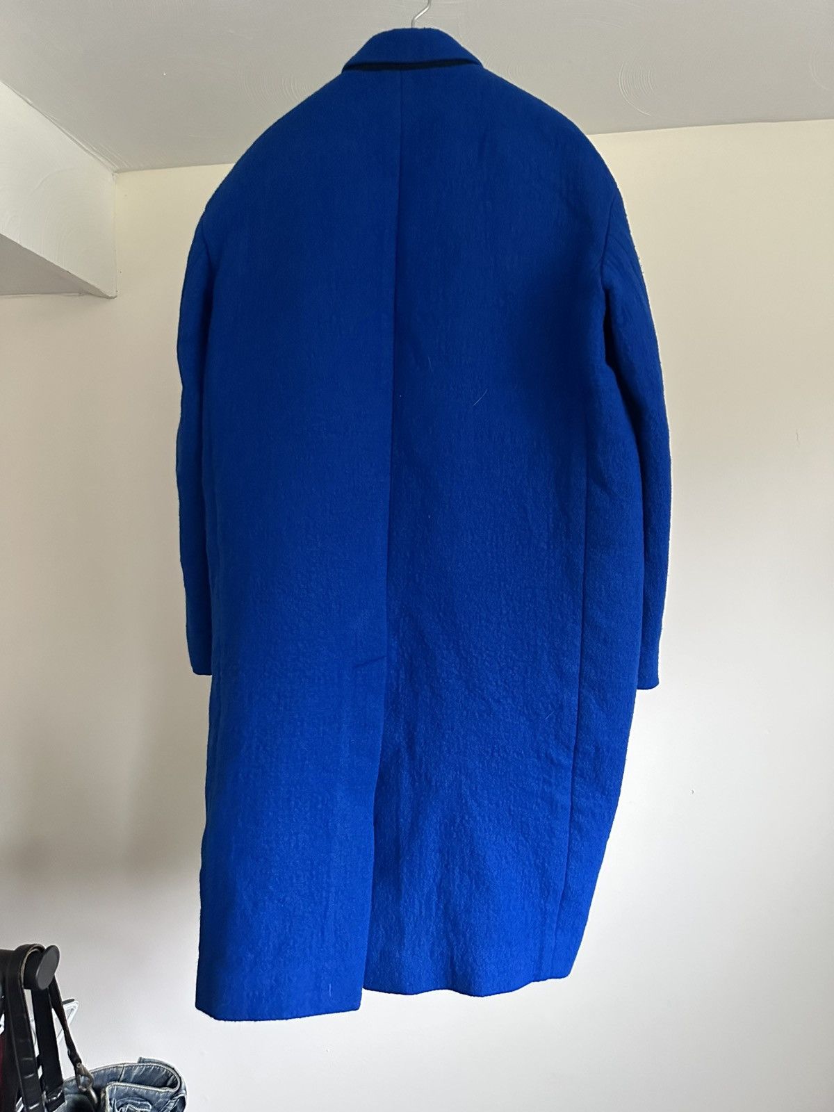Celine Old Celine Fall 2010 Wool Coat Blue Phoebe Philo Era Size S / US 4 / IT 40 - 2 Thumbnail
