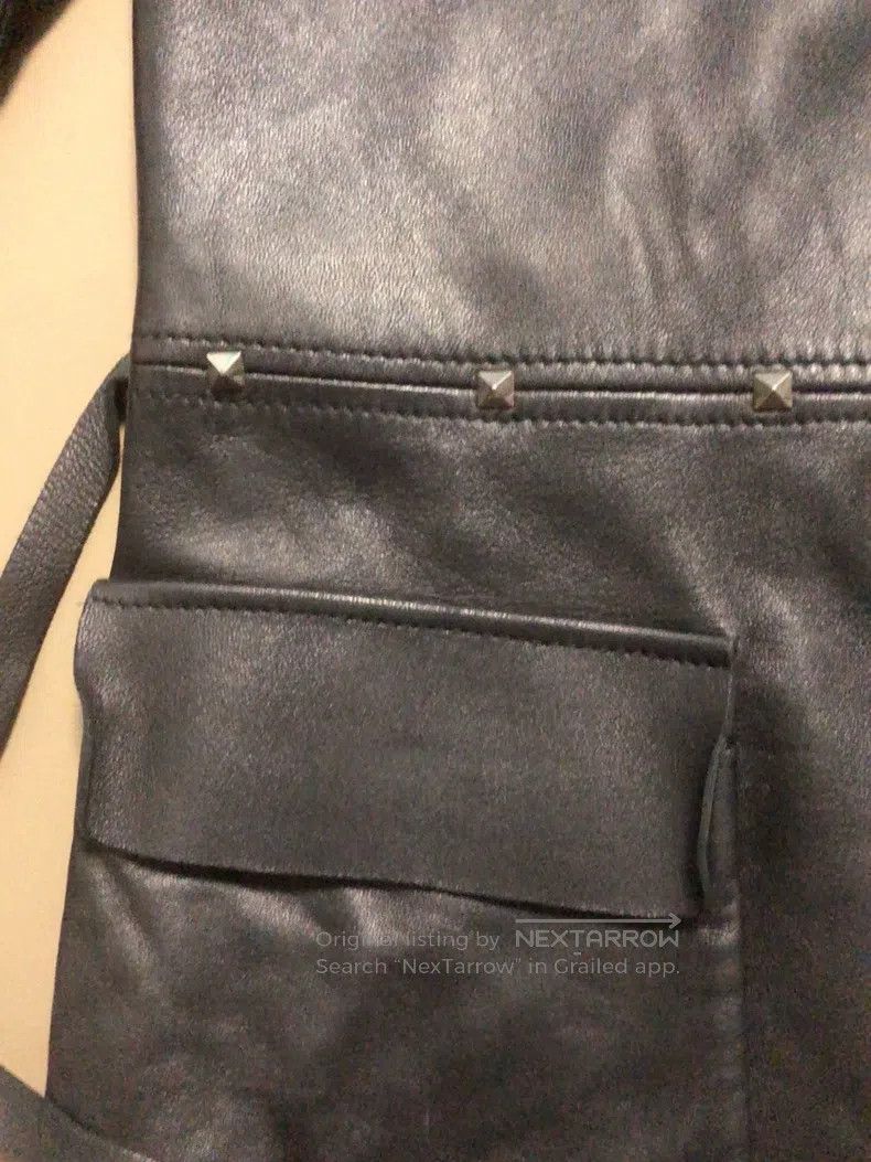 Valentino Valentino Willow nail leather coat Size S / US 4 / IT 40 - 3 Thumbnail