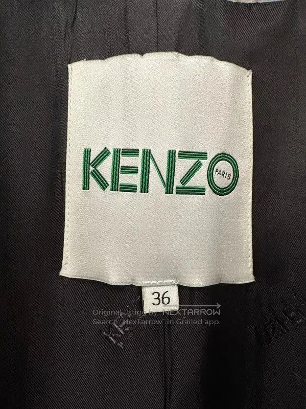 Kenzo KENZO Women's Black Wool Jacket Size S . Size S / US 4 / IT 40 - 4 Thumbnail