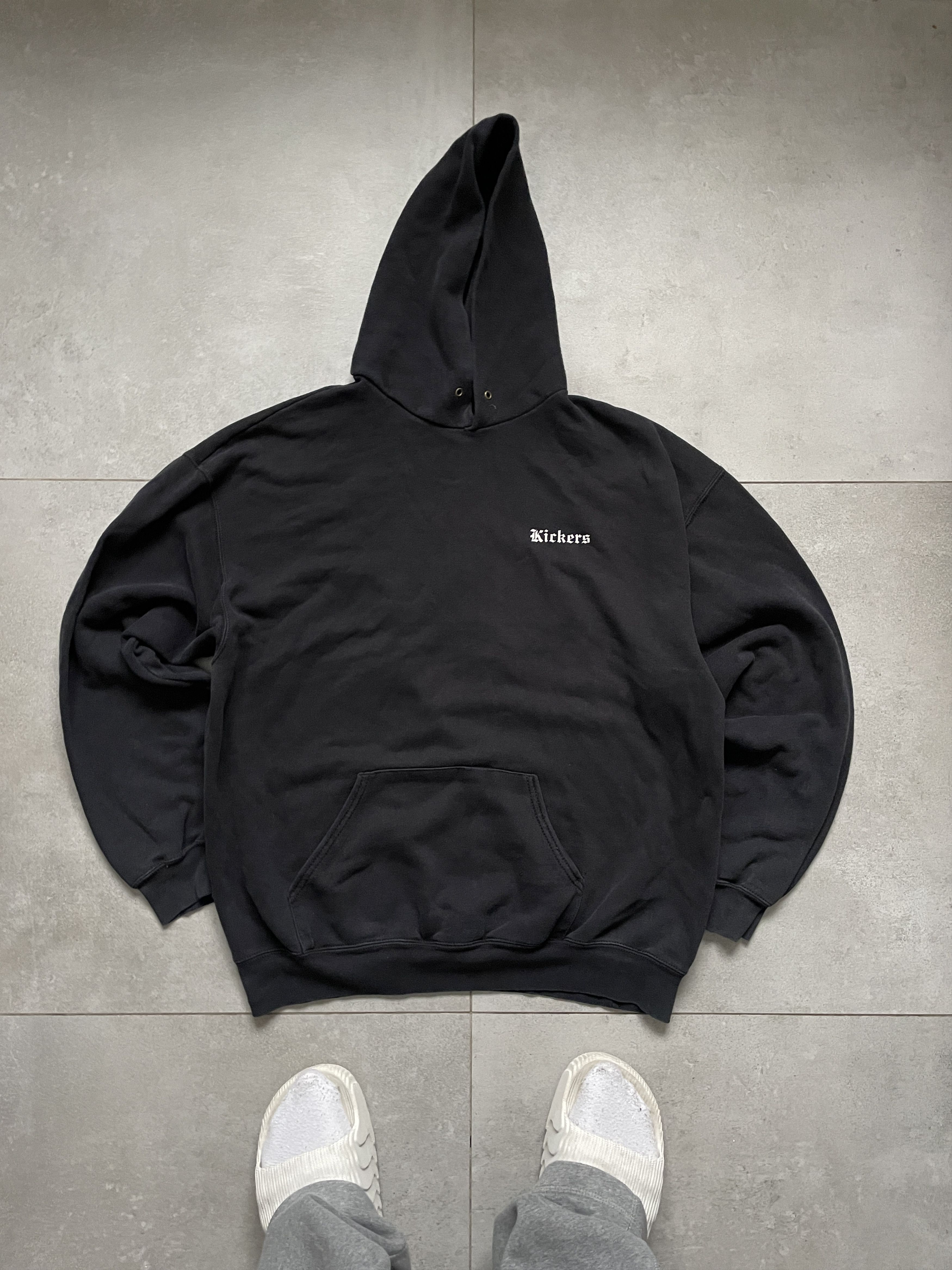 Vintage VINTAGE KICKERS BLOKE NEVER WALK ALONE BOXY HOODIE Size US XL / EU 56 / 4 - 3 Thumbnail