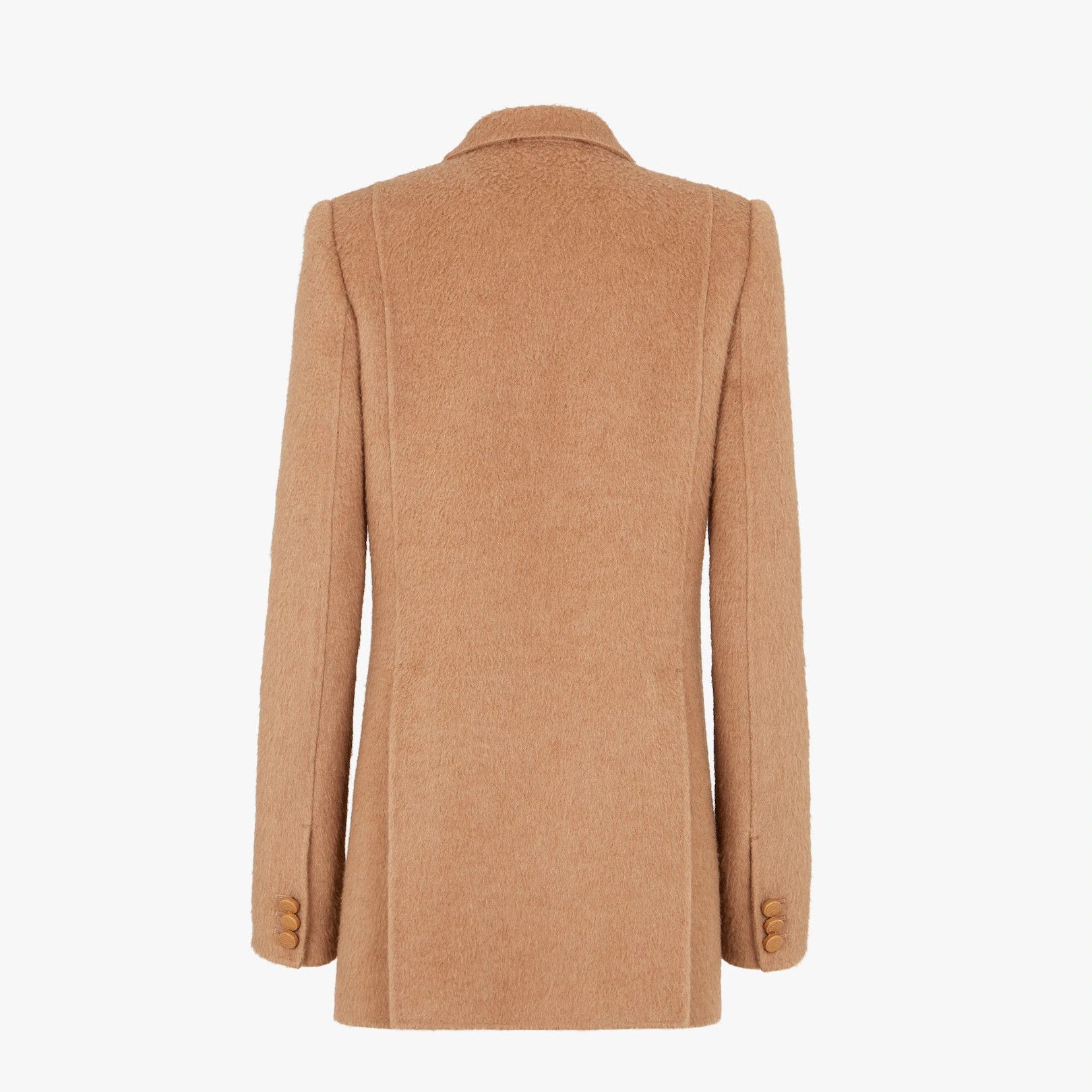 Fendi o1loc1c0824 Pea Coat in Beige Size M / US 6-8 / IT 42-44 - 2 Thumbnail