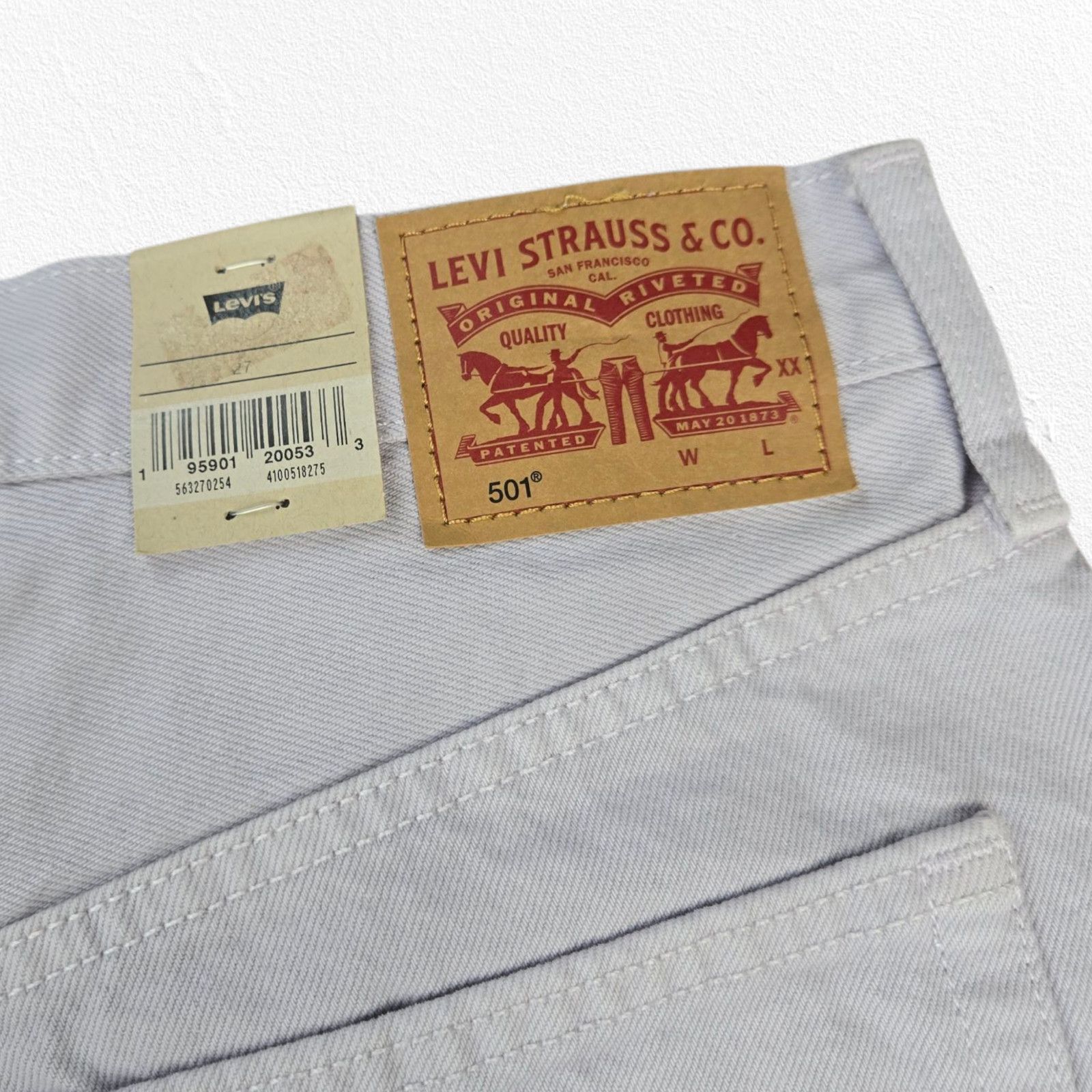 Levi's Levi's Washed Lilac Cutoff Denim Shorts Size 27 Size 27" / US 4 / IT 40 - 6 Thumbnail