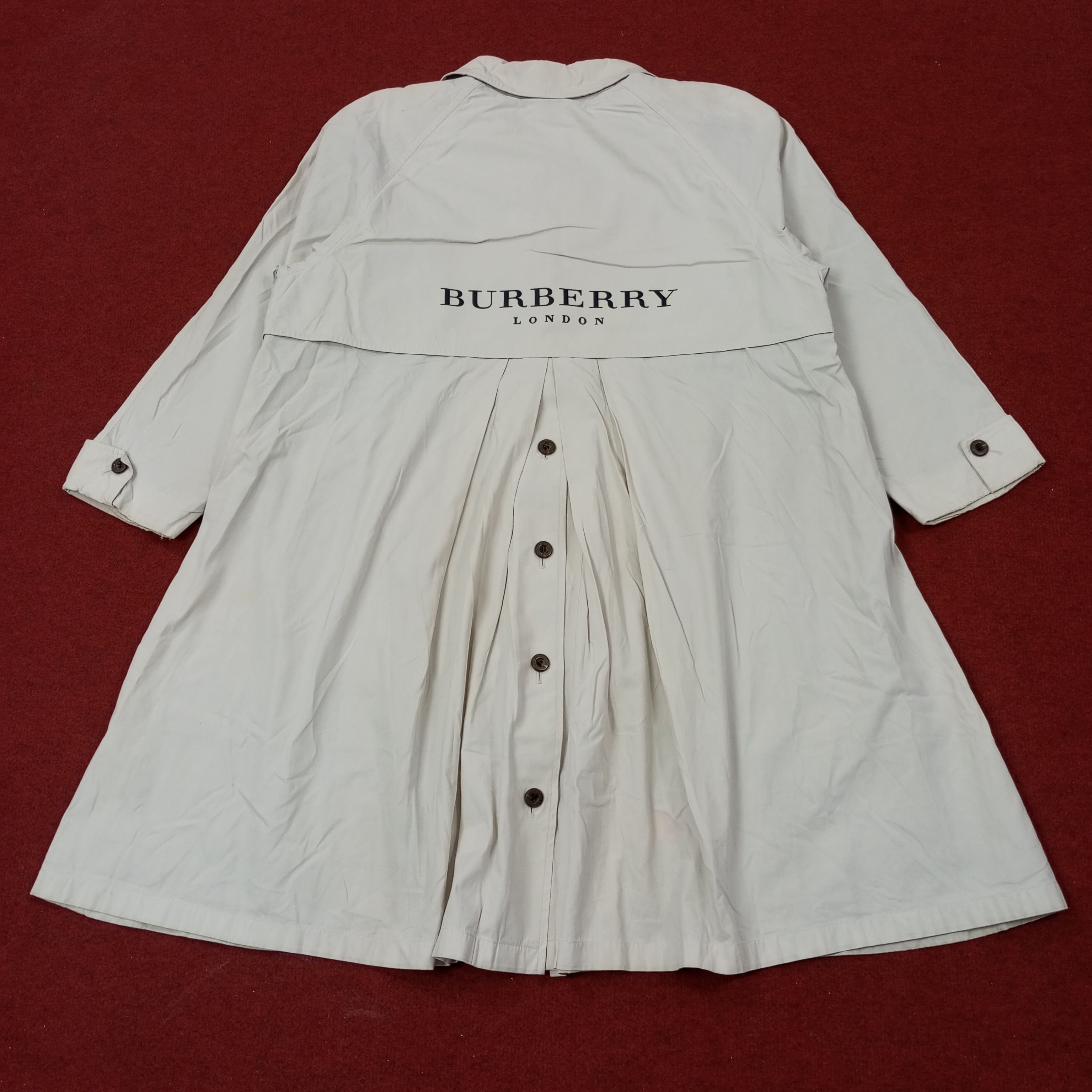 Burberrys Fashion Brand Custom Art Trench Jacket c246n4