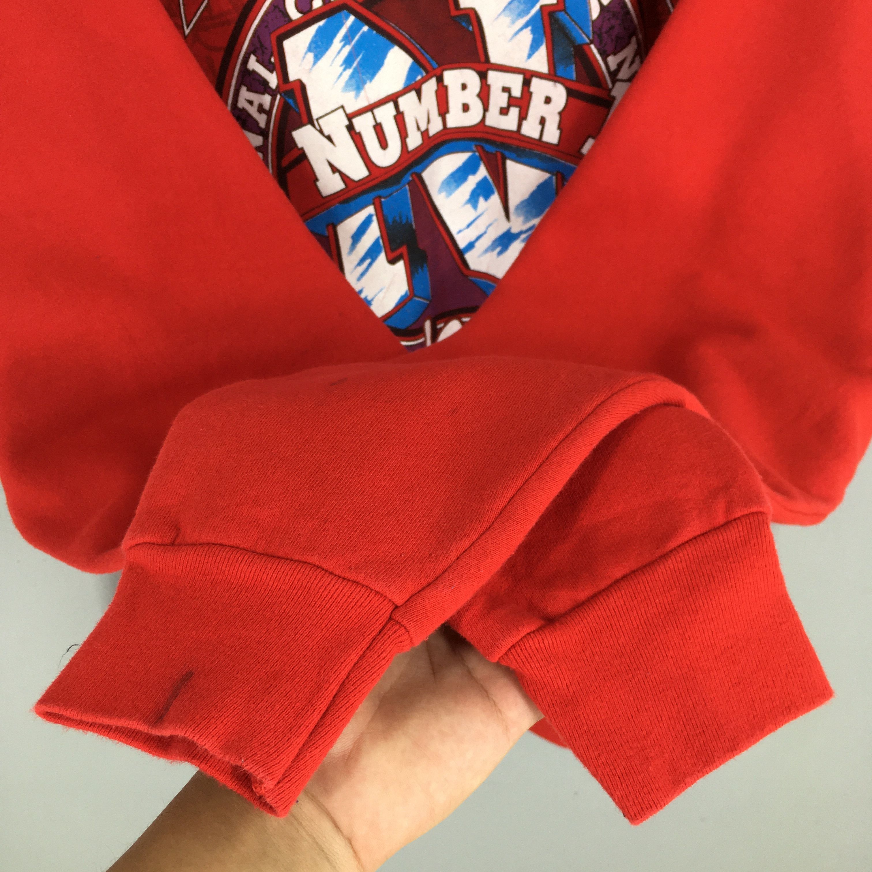 NCAA × Vintage Vintage Nebraska Huskers Football Sweatshirt XLarge Size US XL / EU 56 / 4 - 4 Thumbnail