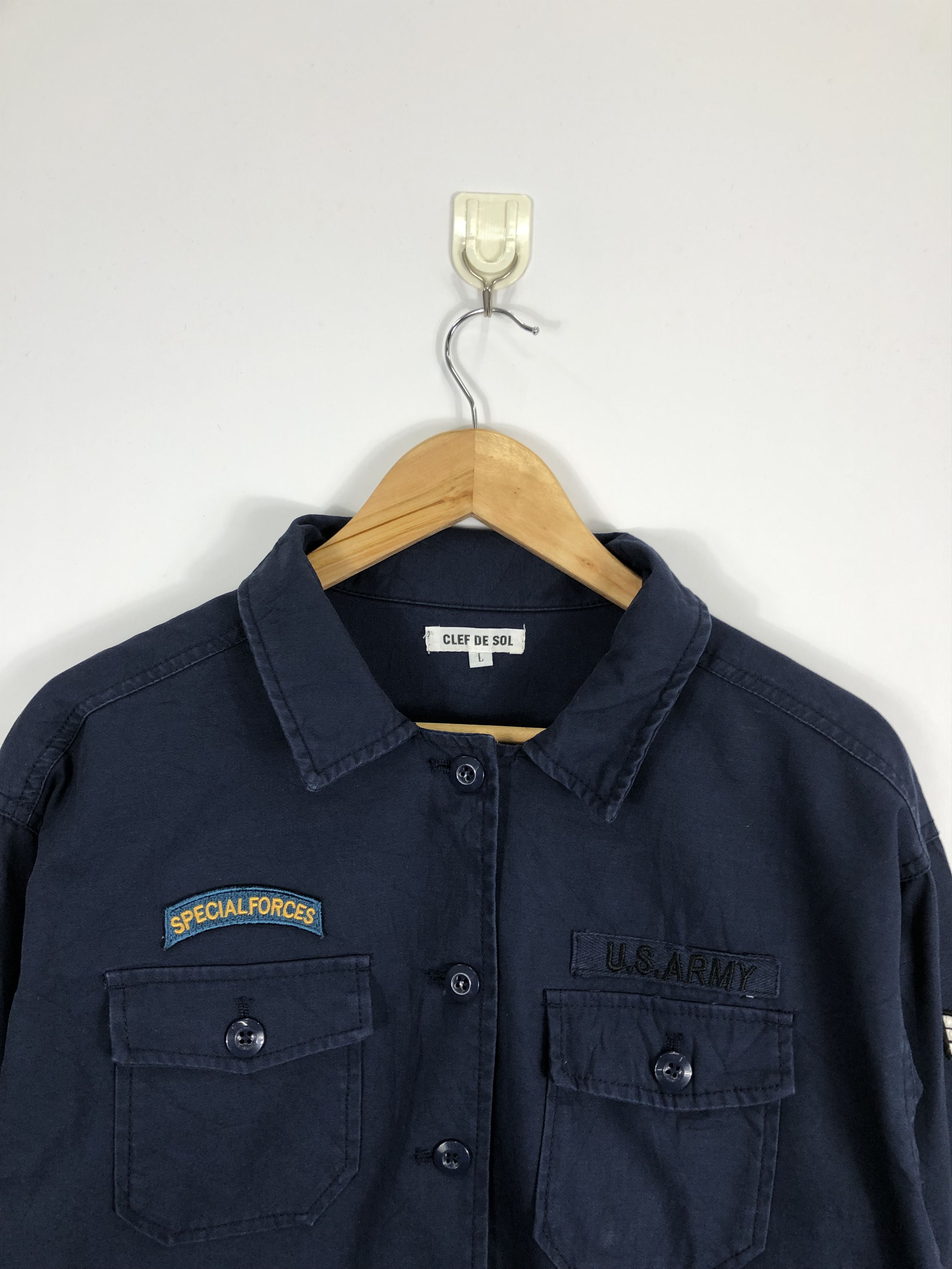 Vintage Vintage Us Army Denim Jacket J0660 Size US M / EU 48-50 / 2 - 7 Thumbnail