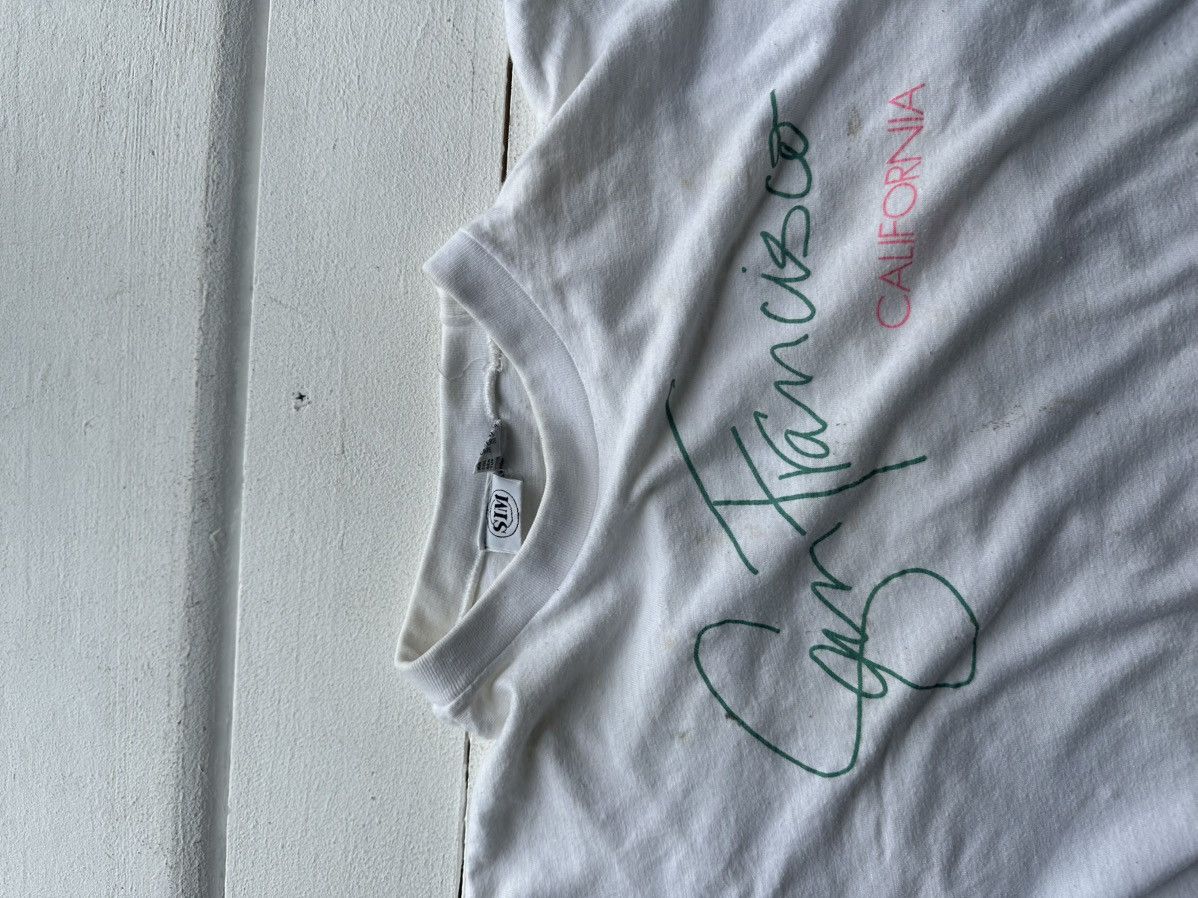 Vintage 🚨Vtg 90s San Francisco single stitch T Made in USA distress Size US XL / EU 56 / 4 - 5 Thumbnail