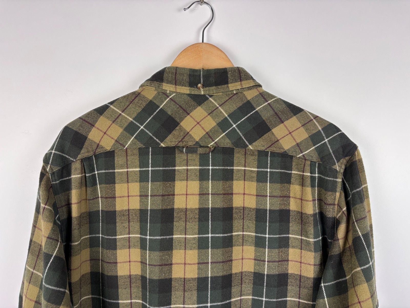 Fjallraven Fjallraven Singi Heavy Flannel Shirt Cotton Green Yellow 2XL Size US XXL / EU 58 / 5 - 5 Thumbnail