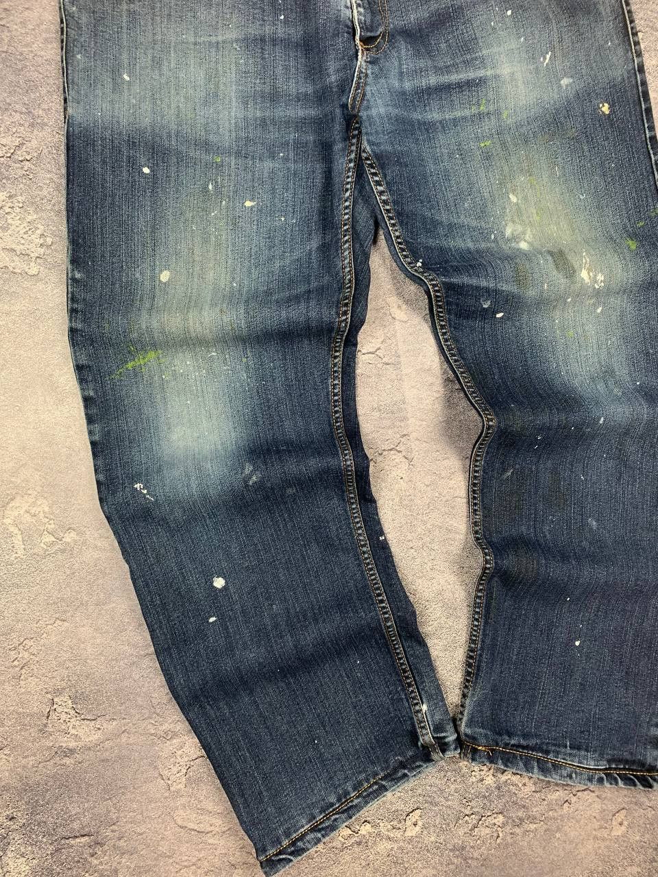Levi's Levi’s Vintage Paint Jeans W35 L32 (Fits L27) Blue Size US 32 / EU 48 - 4 Thumbnail