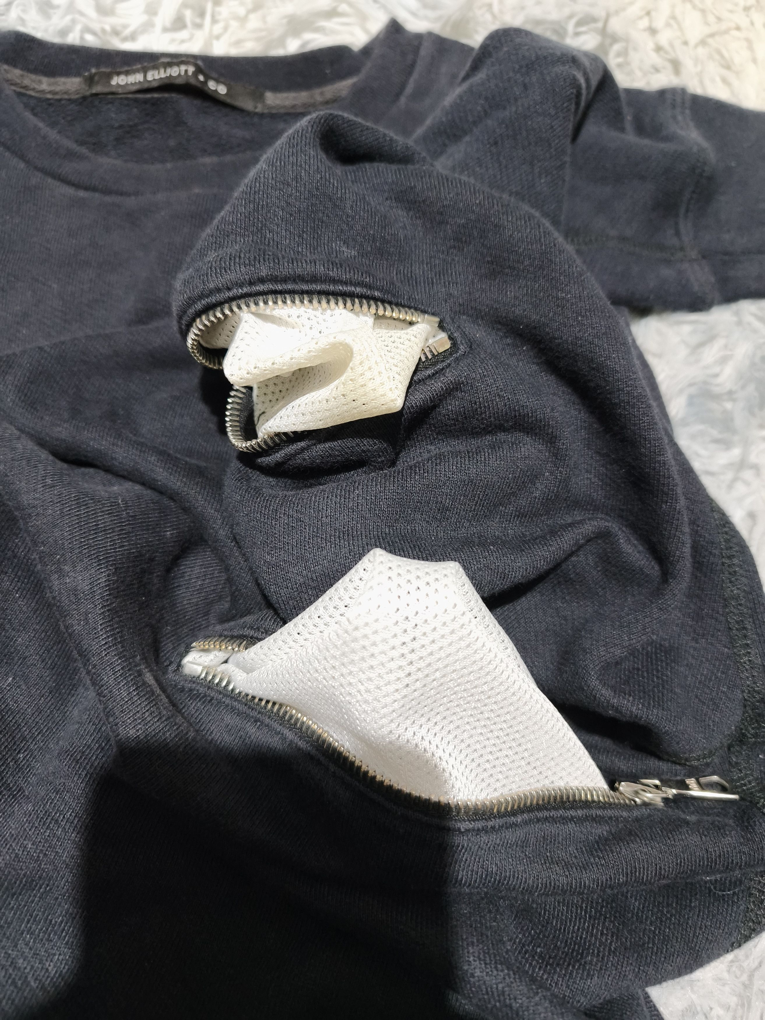 John Elliott John Elliott Zipper Crew Neck Sweater Size US M / EU 48-50 / 2 - 6 Thumbnail