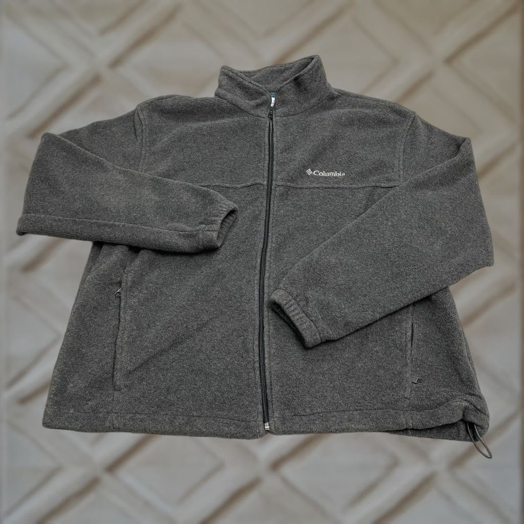 Vintage Columbia Steens Mountain Jacket Mens XL Dark Gray Full Zip Outdoor Hiking Fleece Size US XL / EU 56 / 4 - 1 Thumbnail