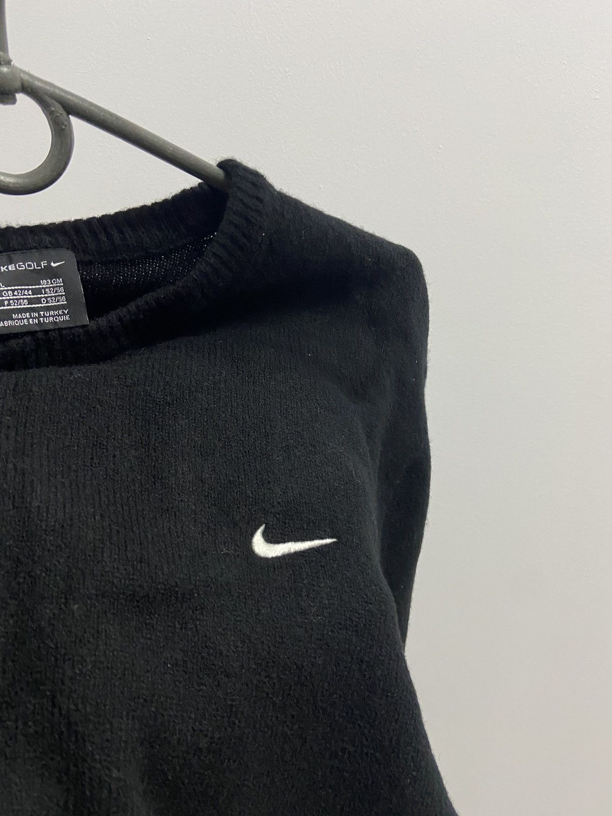 Nike × Vintage Nike Golf Sweater Vintage Small Swoosh Wool Size US L / EU 52-54 / 3 - 5 Thumbnail
