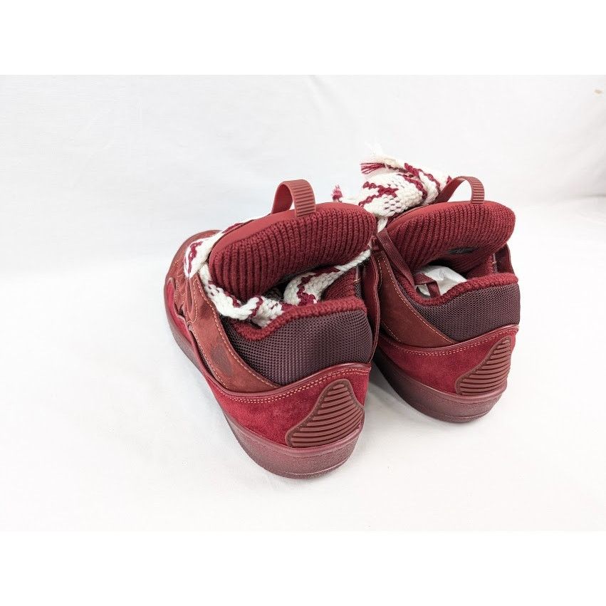 Lanvin o1rshd1 Curb Sneakers in Burgandy Size US 11 / EU 44 - 20 Thumbnail
