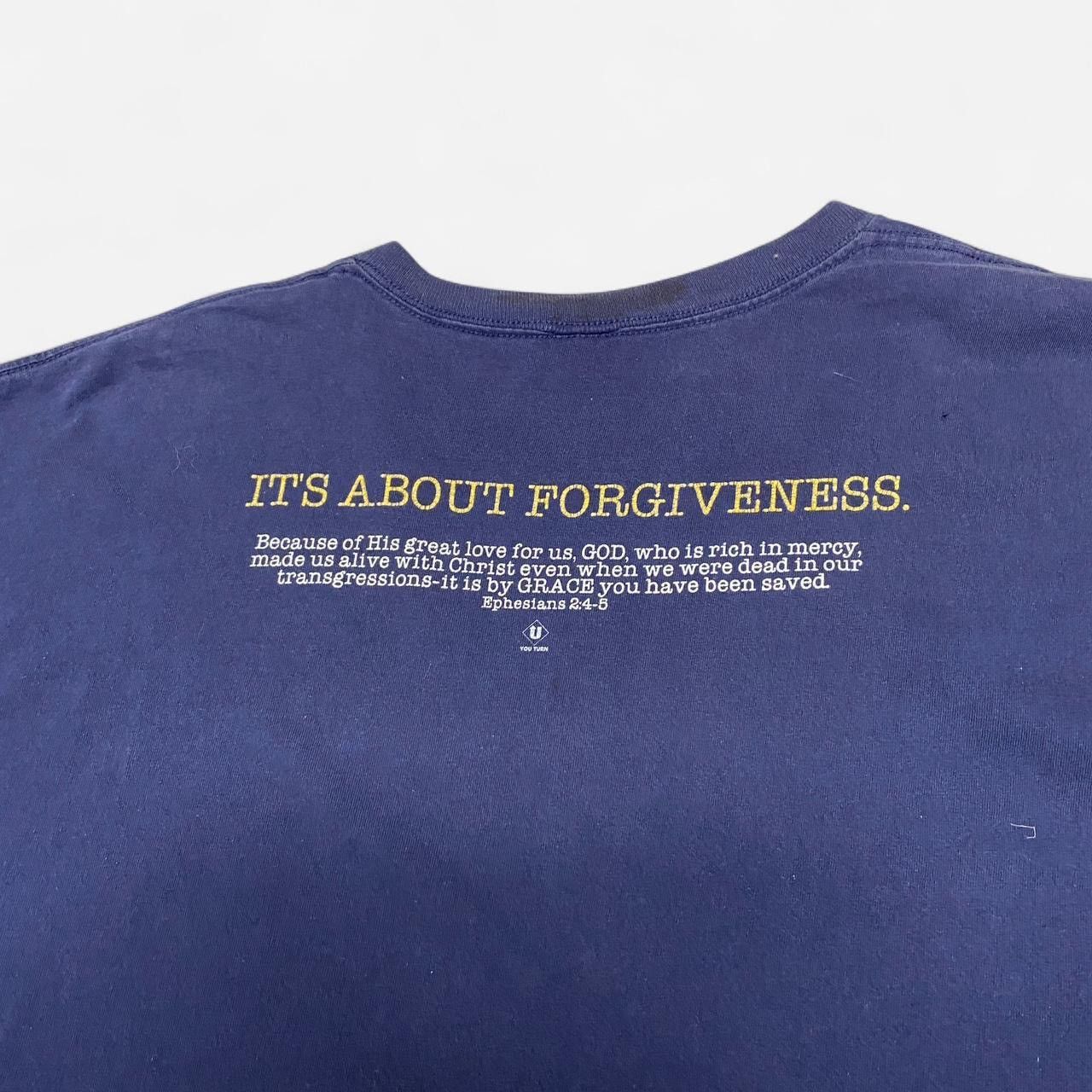 Other Vintage Grace it’s not about fairness navy tee Size US XL / EU 56 / 4 - 7 Thumbnail