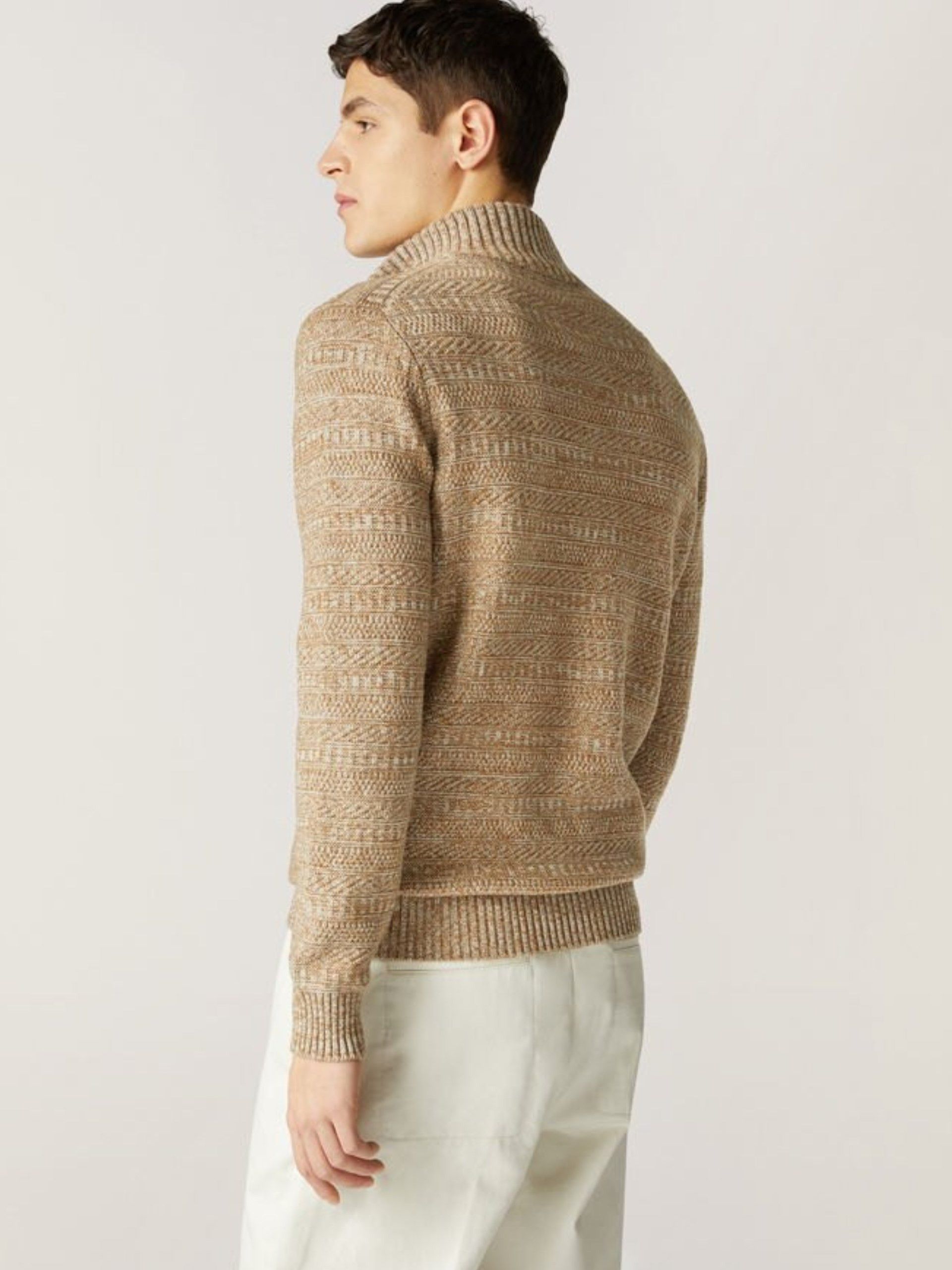 Loro Piana o1w1db10724 Lima Pullover Cashmere Sweater in Light Brown Size US S / EU 44-46 / 1 - 5 Thumbnail