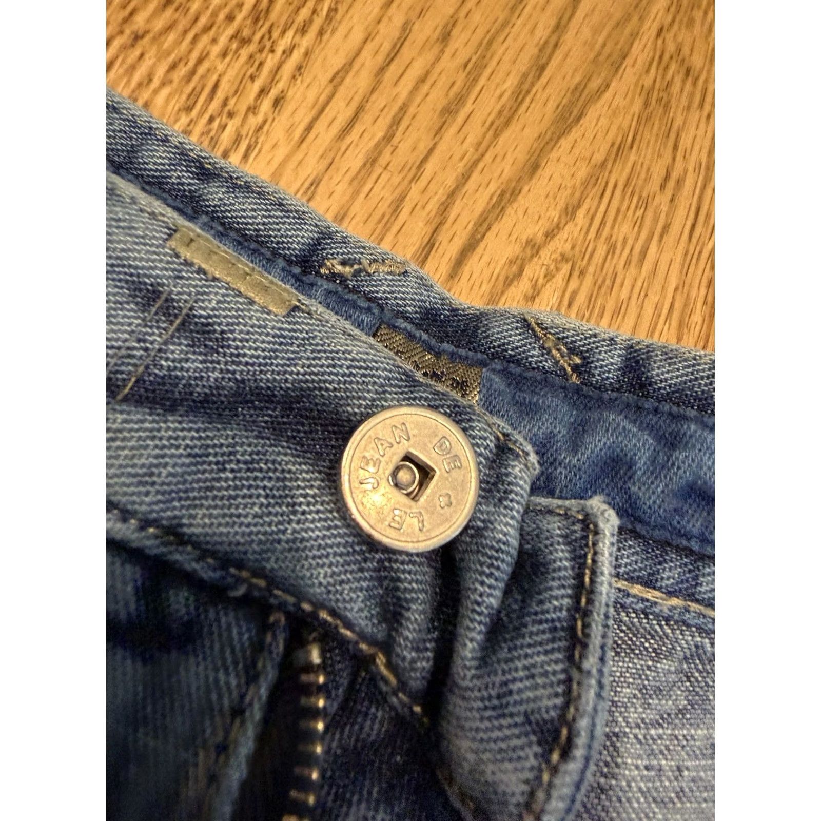 Denime VINTAGE Girbaud Denim Jeans Men’s 36 34x32.5 Patchwork Wide-Leg 90s Hip Hop Vintage Baggy Size US 36 / EU 52 - 7 Thumbnail
