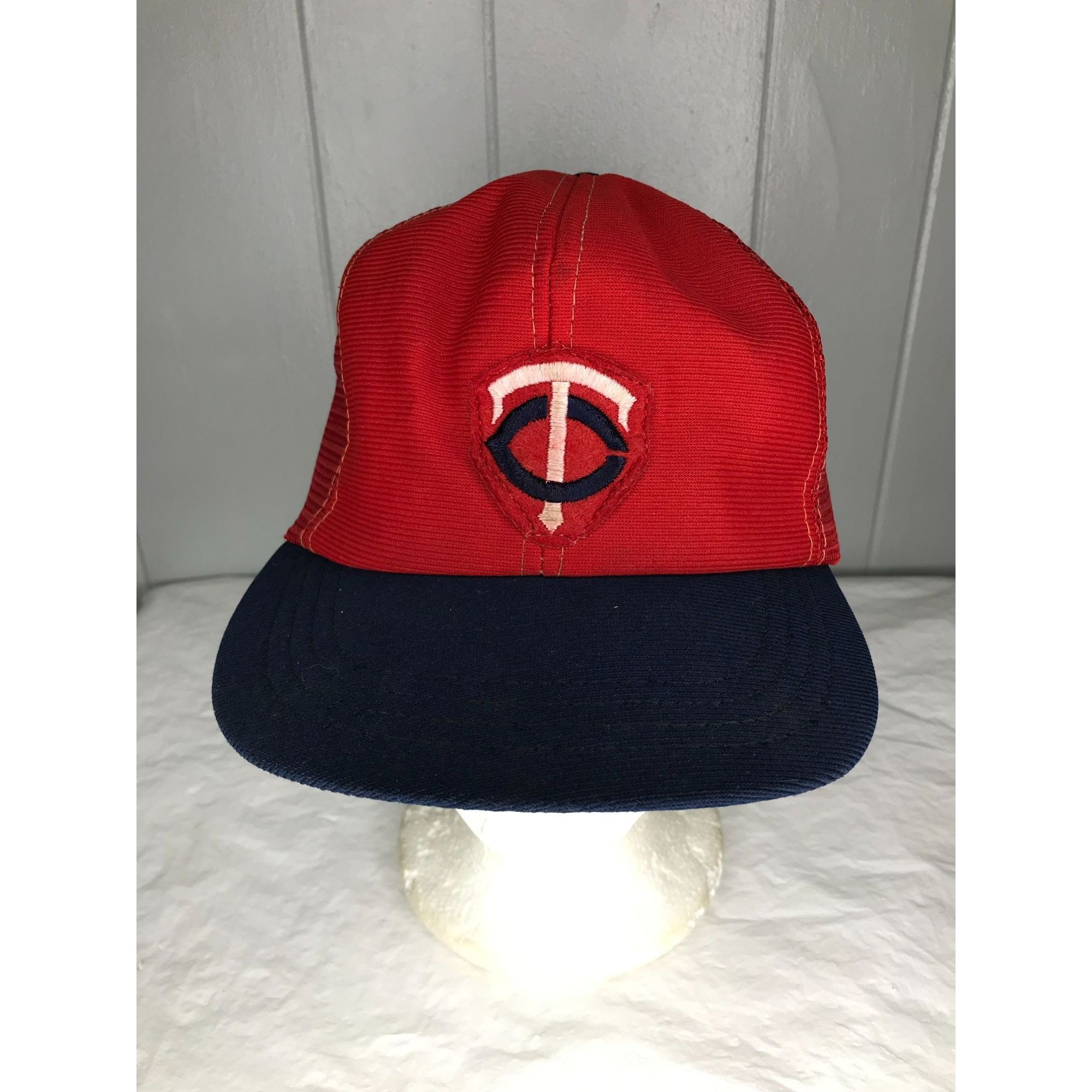 MLB × Vintage Vintage 80's Minnesota Twins Trucker Mesh snapback hat cap M Size ONE SIZE - 1 Thumbnail