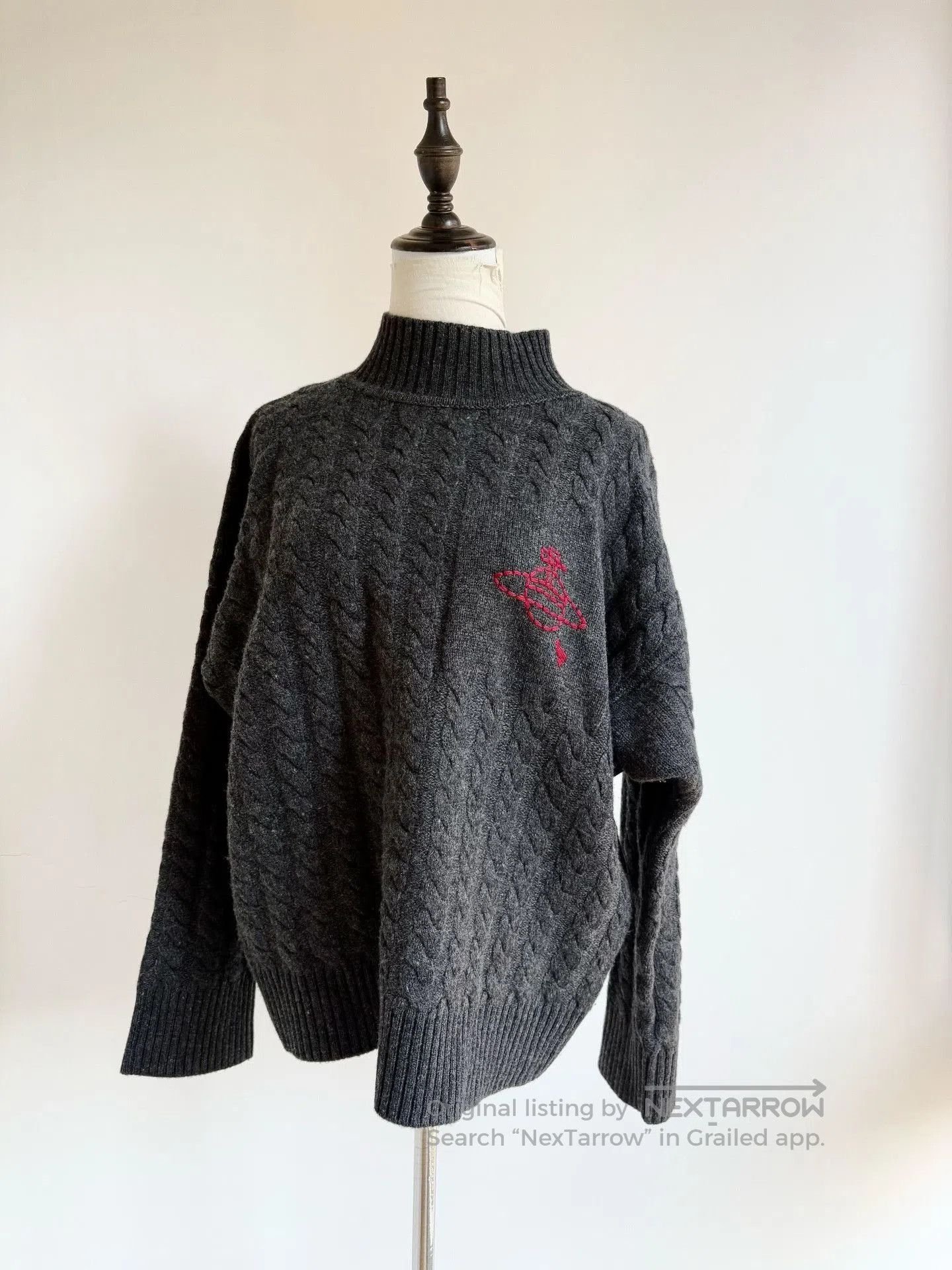 Vivienne Westwood Vivienne Westwood Vintage Gray Cable Sweater. Size M / US 6-8 / IT 42-44 - 1 Thumbnail