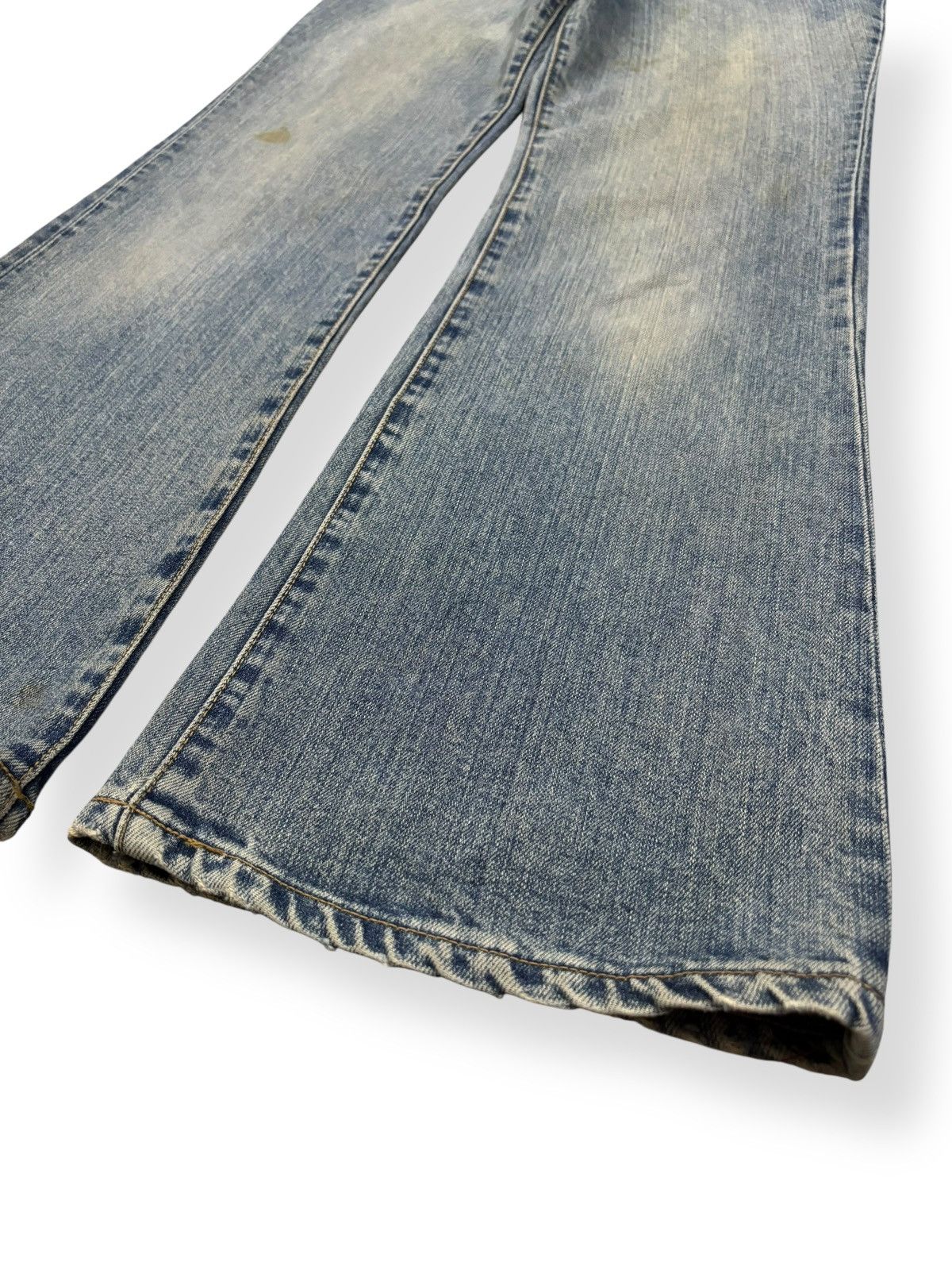 Blue Blue Japan Vintage Japanese Brand BlueWay Rusty Mud Wash Flare Jeans Size US 29 - 9 Thumbnail