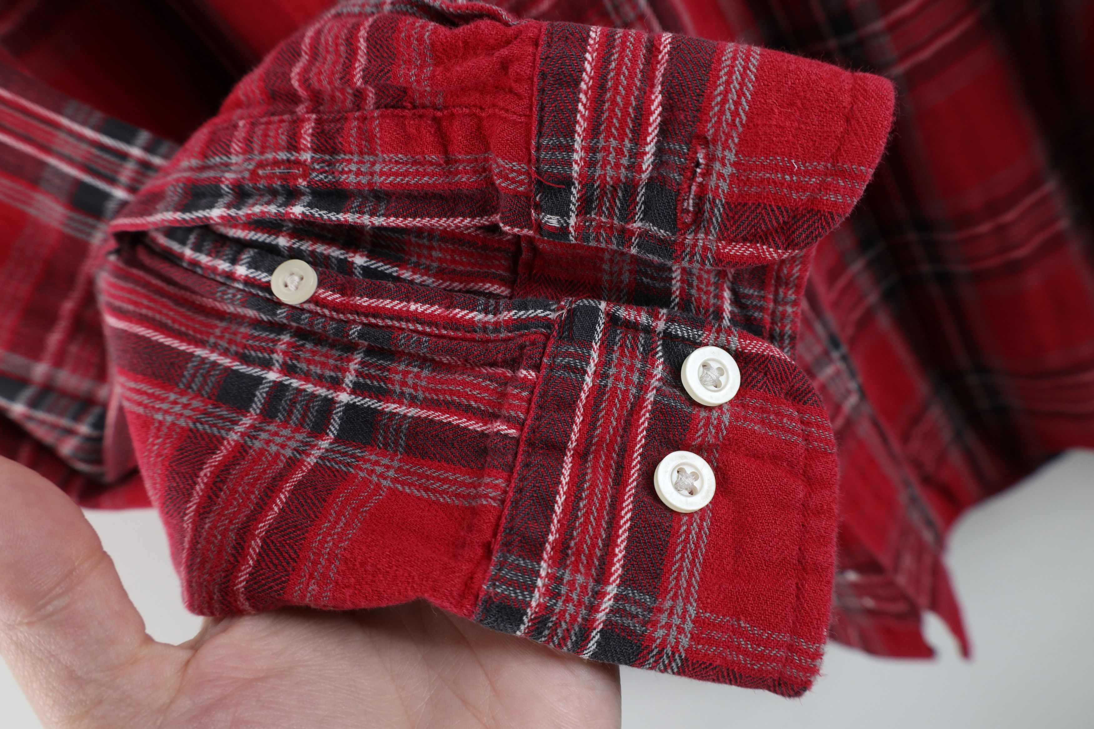 Vintage Vintage 90s Streetwear Collared Button Down Shirt Plaid Size US L / EU 52-54 / 3 - 7 Thumbnail