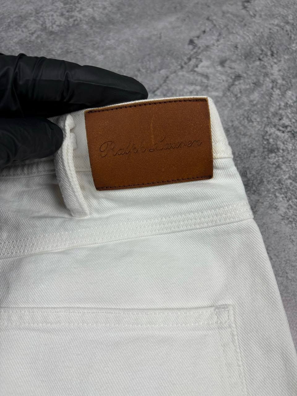 Japanese Brand Ralph Lauren Purple Label White Jeans Size 25 Made in Italy Size 25" / US 0 / IT 36 - 12 Thumbnail