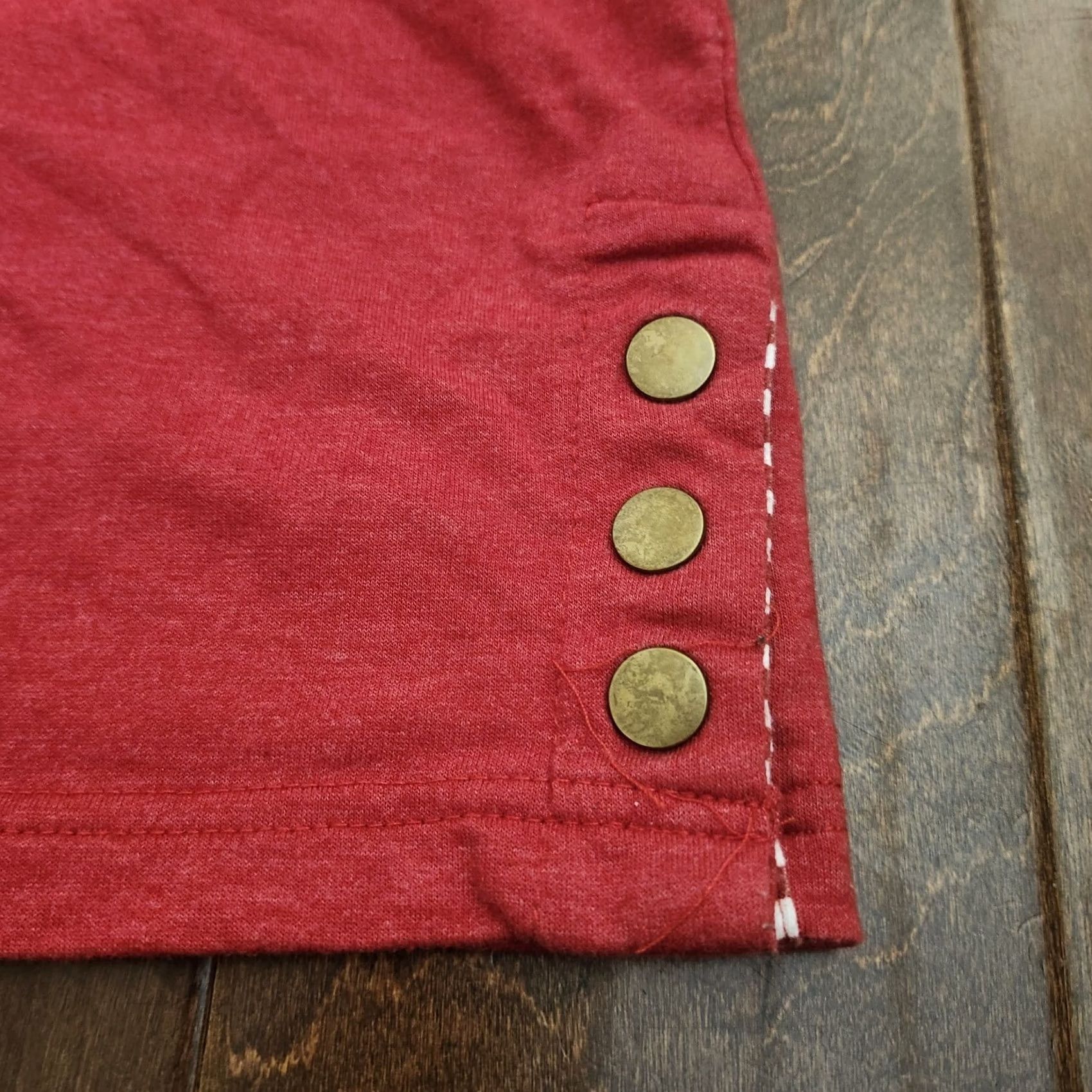 Vintage VINTAGE American Sweetheart Women's Red Heathered Blouse 3/4 Sleeve PXL Size XL / US 12-14 / IT 48-50 - 6 Thumbnail