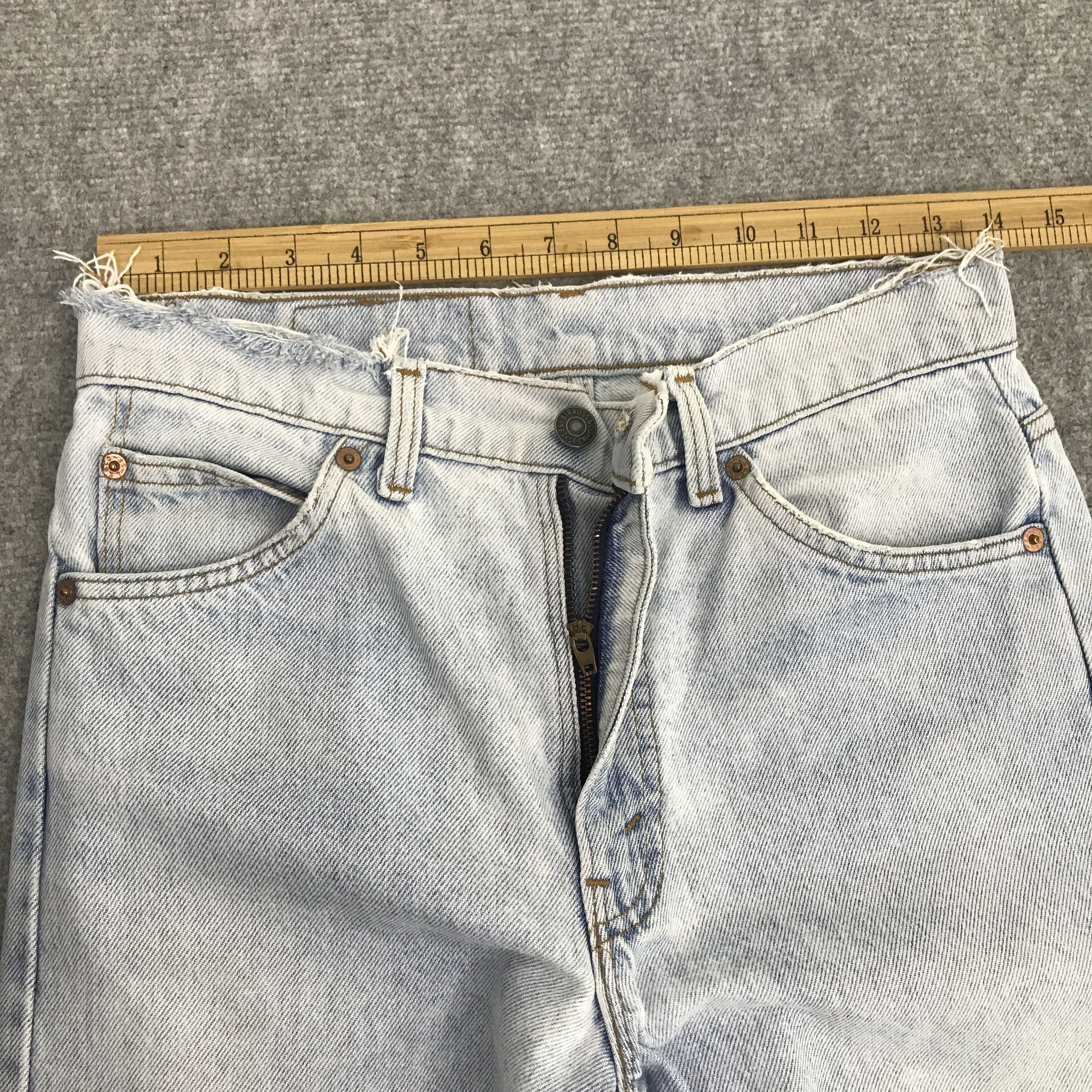 Levi's Rare Levi's Orange Tag Distressed Denim Jeans Size US 27 - 7 Thumbnail