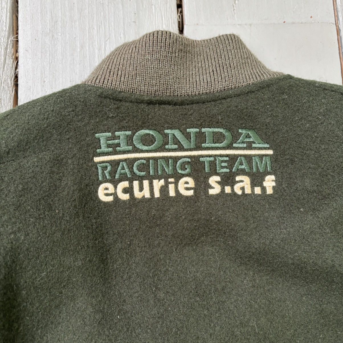 SHINICHIRO ARAKAWA 90s Honda Leather Sleeve Varsity Jacket Size US S / EU 44-46 / 1 - 5 Thumbnail