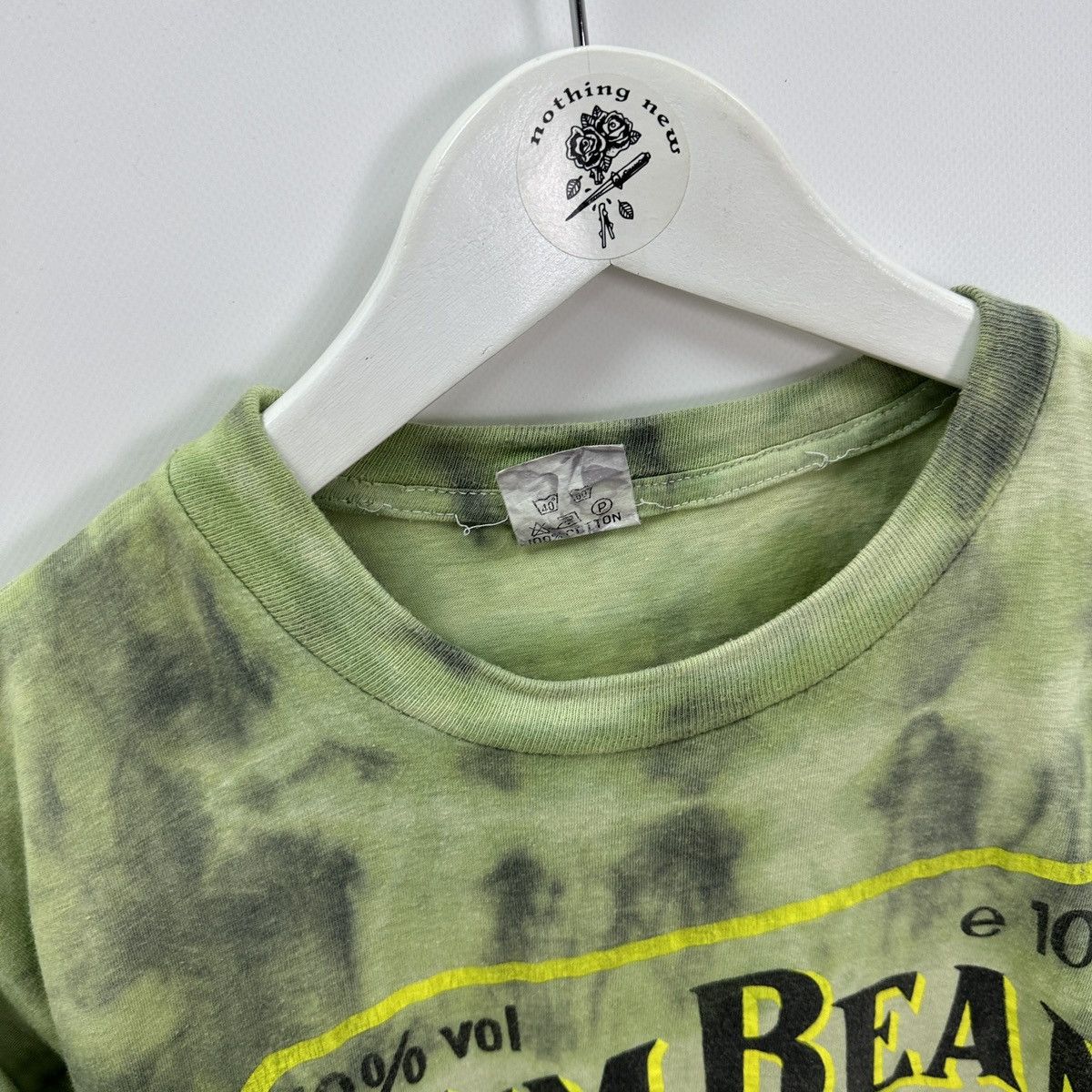 Vintage Vintage 90s Jim Beam Bourbon Whiskey tie dye tee y2k hype Size US M / EU 48-50 / 2 - 7 Thumbnail