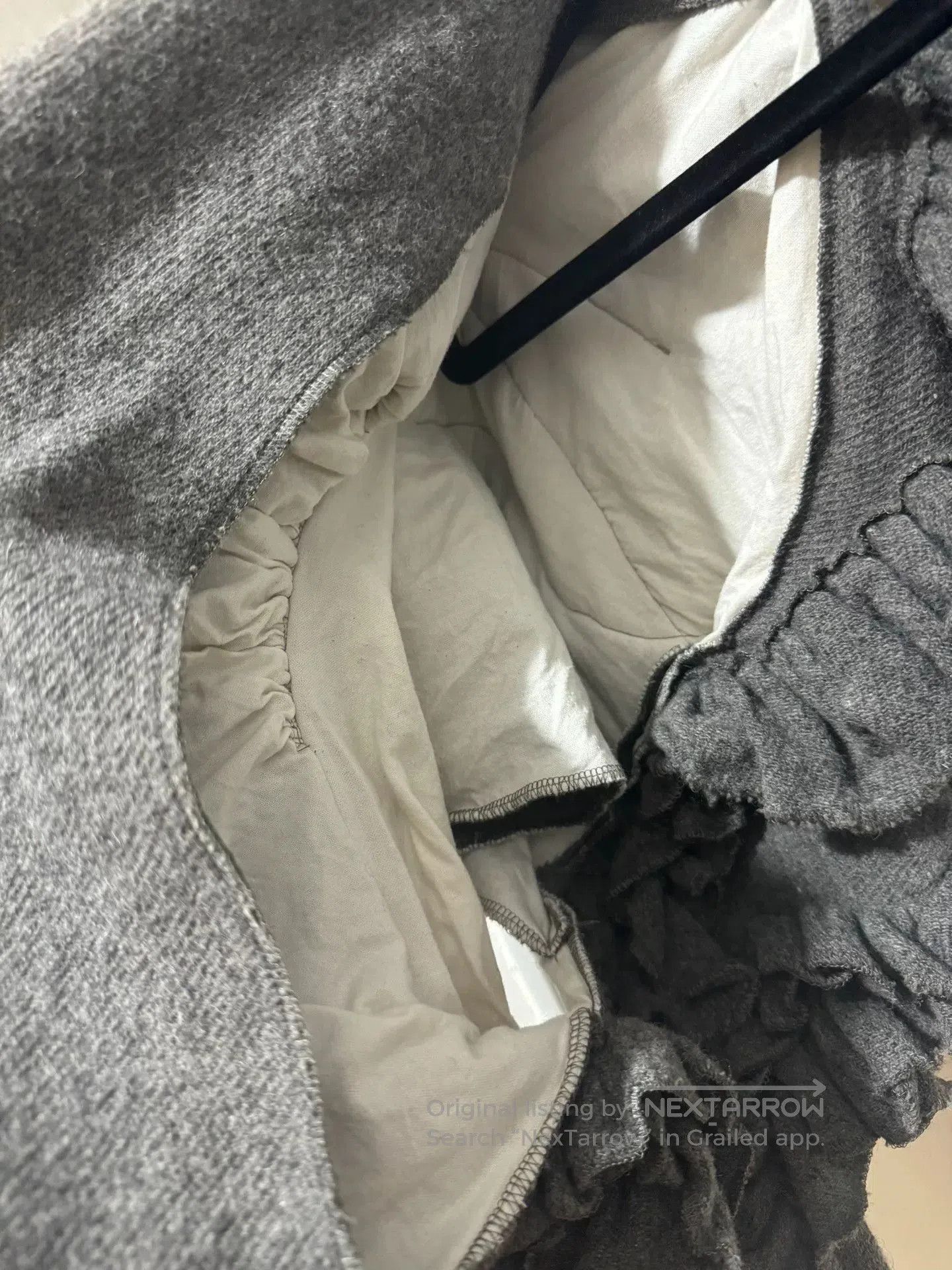 Tricot Comme des Garcons Gray Ruffled Wool. Size XS / US 0-2 / IT 36-38 - 8 Thumbnail