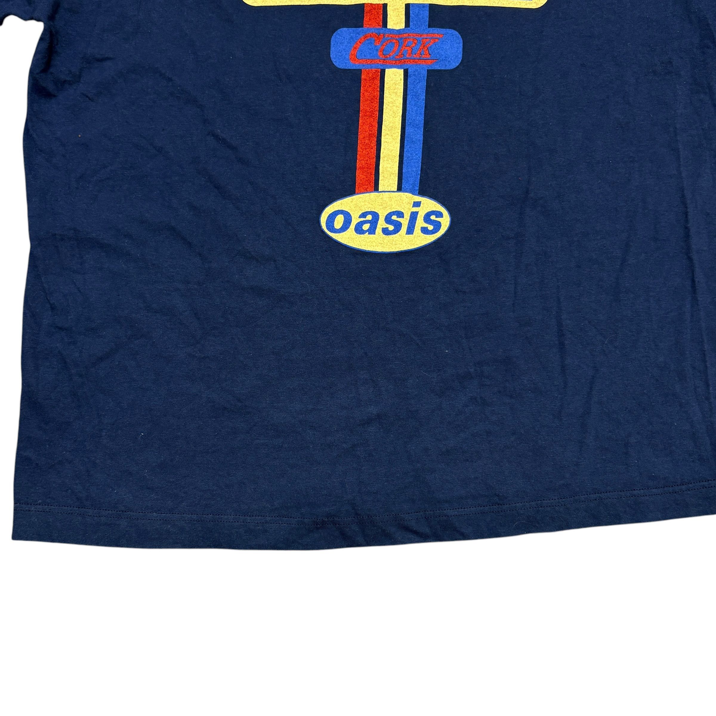 Band Tees Vintage Oasis Shirt 90s Tour Knebworth Britpop Rock Band Tee Size US XL / EU 56 / 4 - 18 Thumbnail