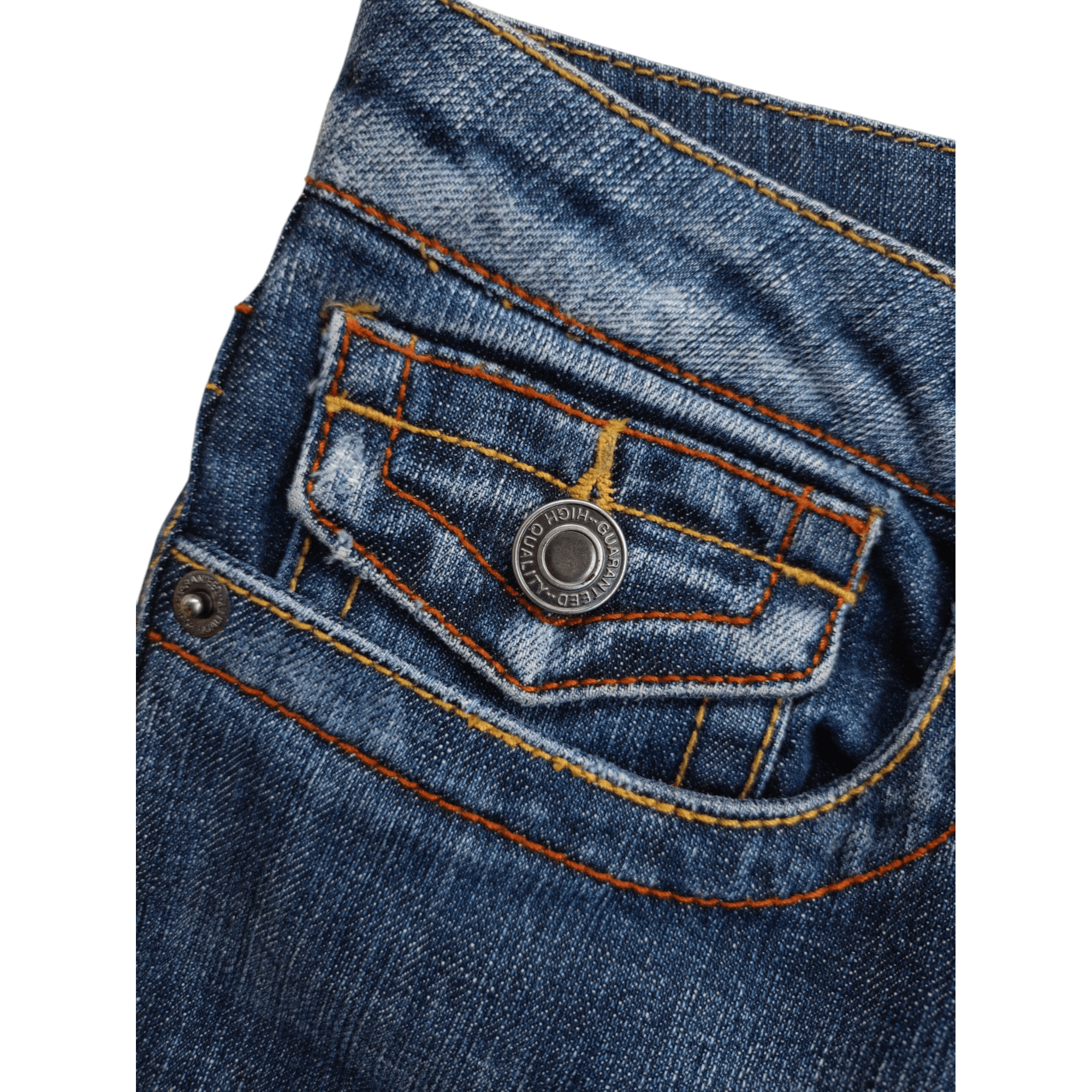 Japanese Brand × Vintage Wellbeing Classic Japanese Jeans Bootcut Vintage Denim Size 31" - 3 Thumbnail