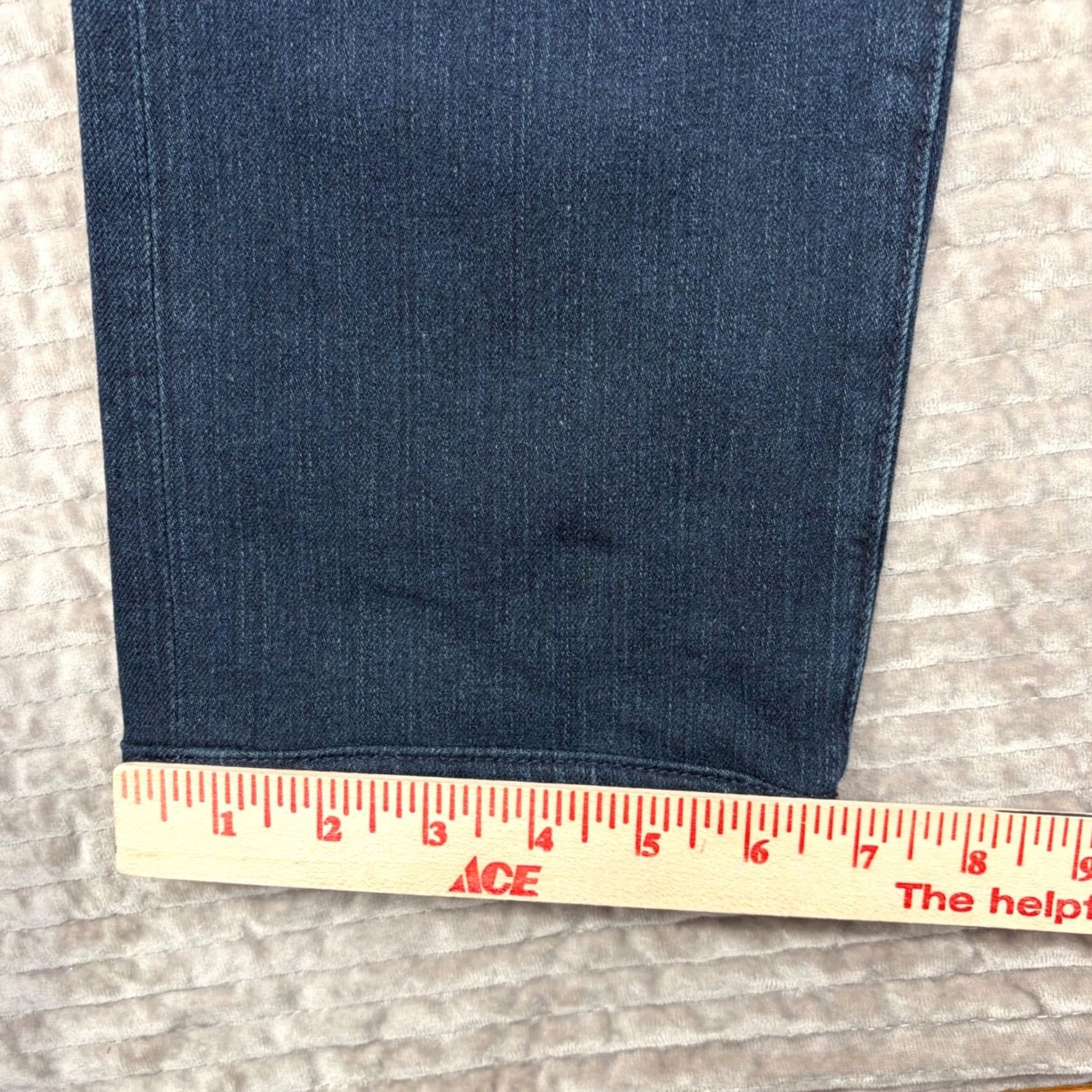 Vintage AG Adriano Goldschmied Jeans 31 Slim Straight Blue 31x32 Men Regular Denim Zip Button Five-Pocket Japanese Fabric Size US 31 - 3 Thumbnail