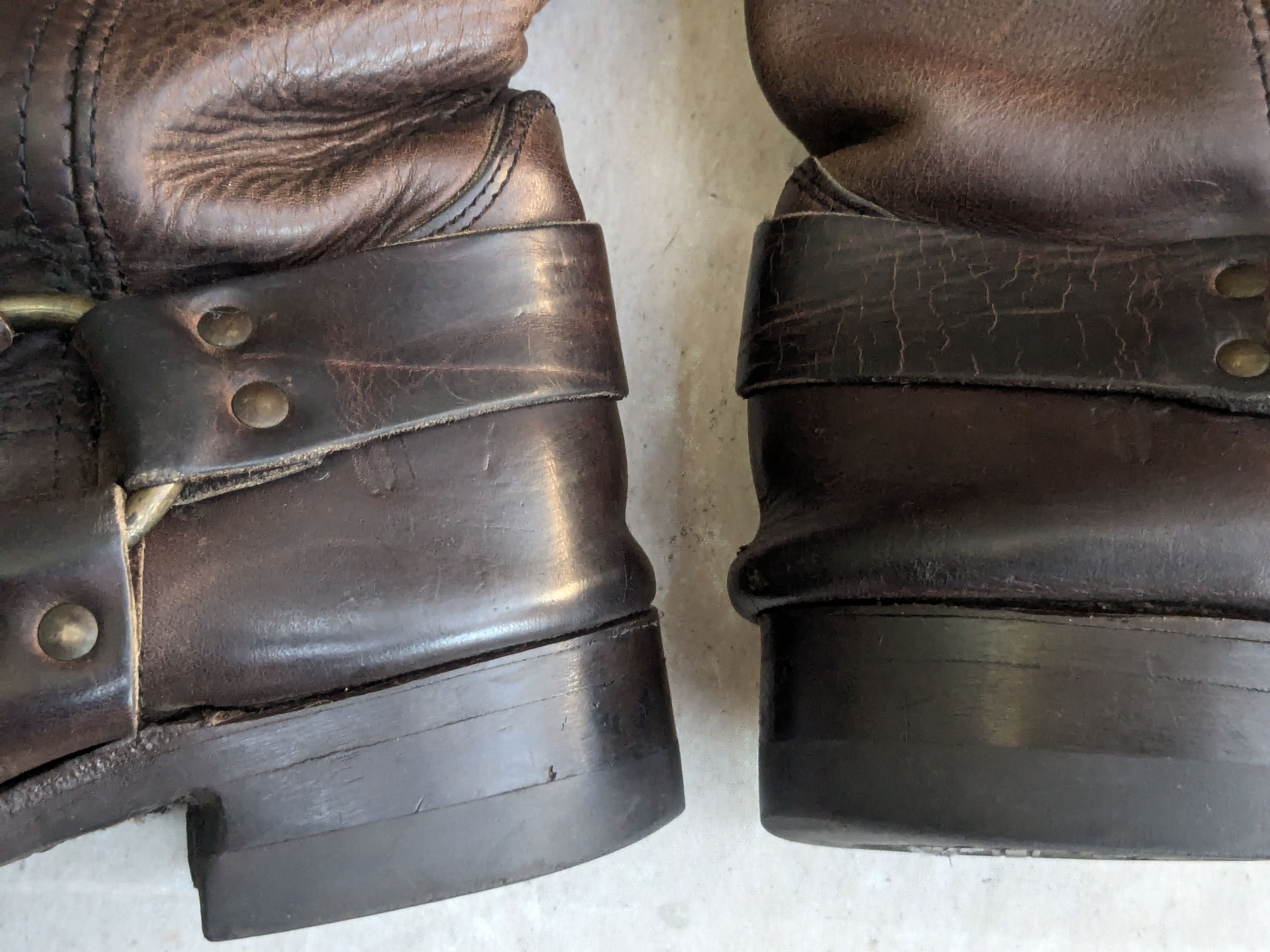 Frye Frye Harness Boots Brown 11.5 M Leather Buckle Size US 11.5 / EU 44-45 - 9 Thumbnail