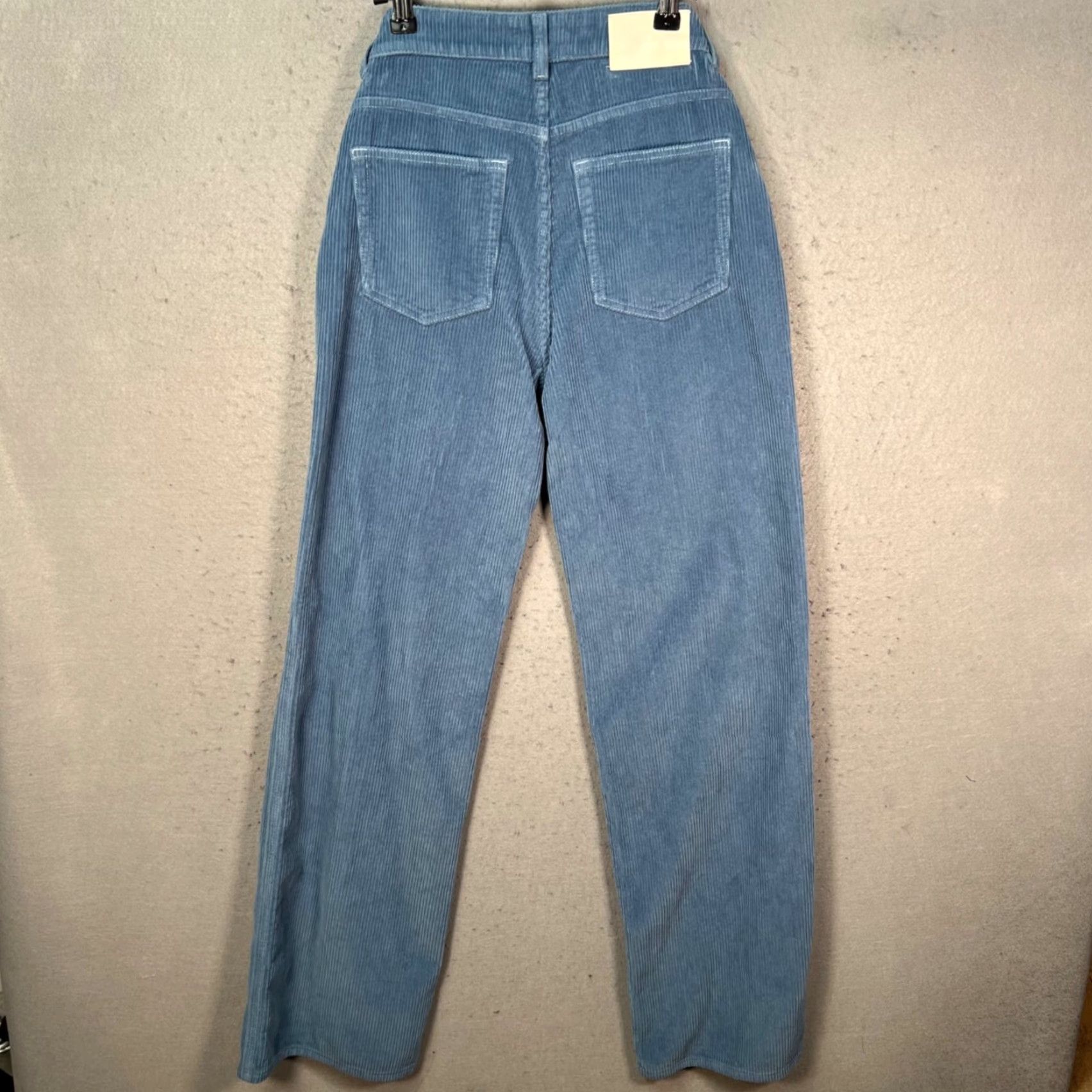 DL1961 DL1961 Womens 25 Blue Corduroy High-Waisted Straight Leg Pants Regular blue Corduroy 90s? no Vintage: No Mens Womens Boys Girls Size 42" / US 20 - 2 Thumbnail
