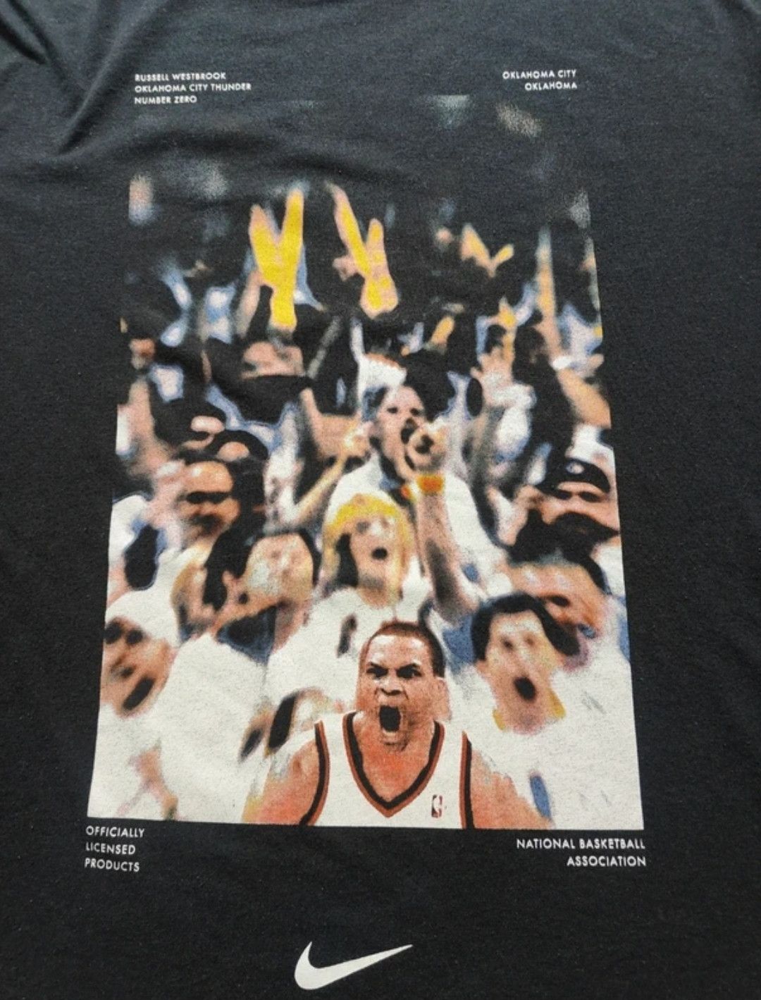 Nike Nike NBA Russell Westbrook Oklahoma City Thunder Dry Tee XL Size US XL / EU 56 / 4 - 2 Thumbnail