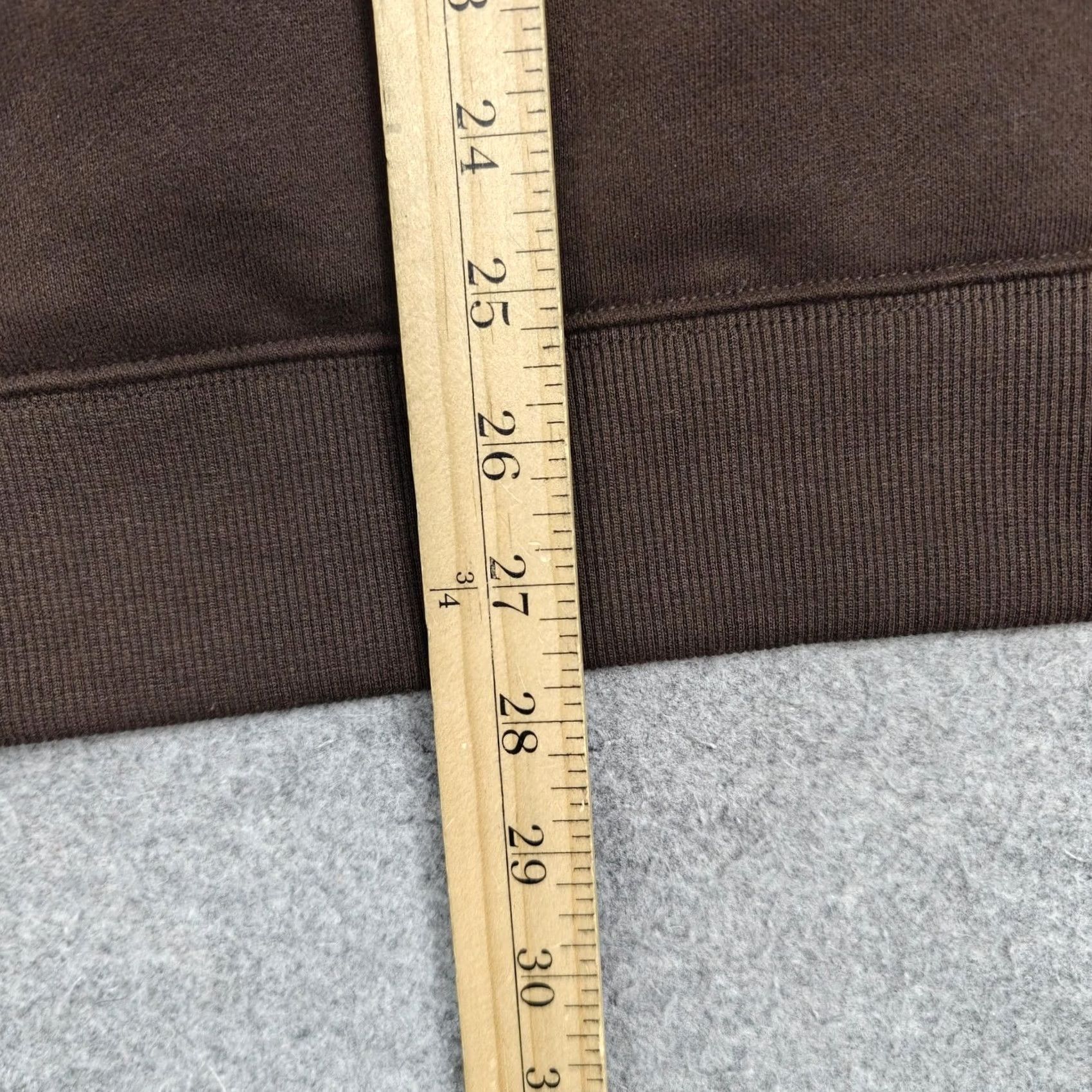 KangaROOS Comfrt Hoodie Mens 3XL Brown Fleece Kangaroo Pocket Logo Casual Pullover Striped? Size US XXL / EU 58 / 5 - 6 Thumbnail