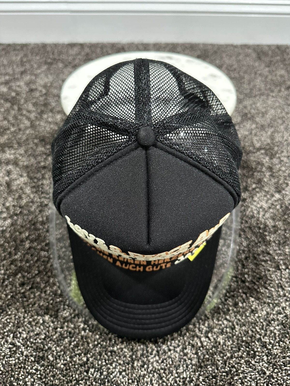 Kapital Kapital Kountry Love & Peace and Beethoven Trucker Black Hat Size ONE SIZE - 5 Thumbnail