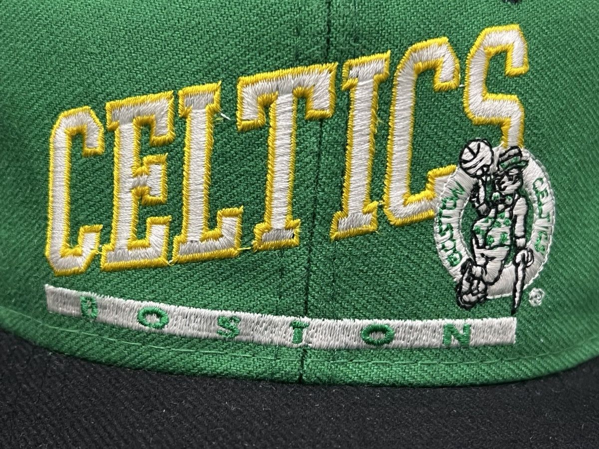 NBA Vintage 90s Boston Celtics Snapback Hat Size ONE SIZE - 2 Thumbnail