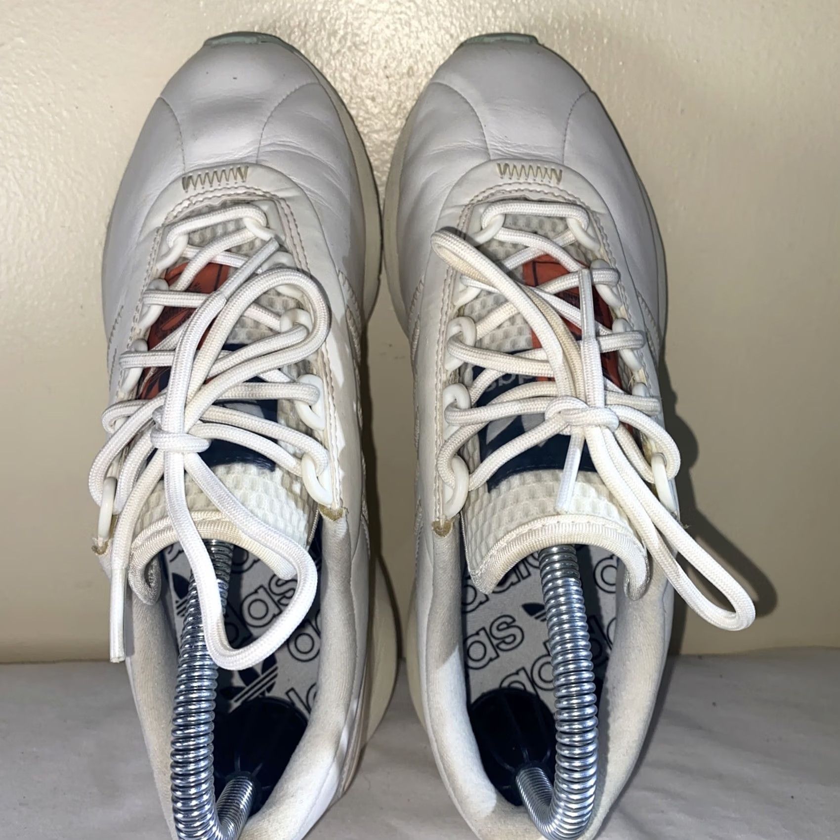 Adidas Adidas Women Sneaker Size 6 White/Grey/Peach/Mint Pyv702001 Size US 6 / IT 36 - 5 Thumbnail
