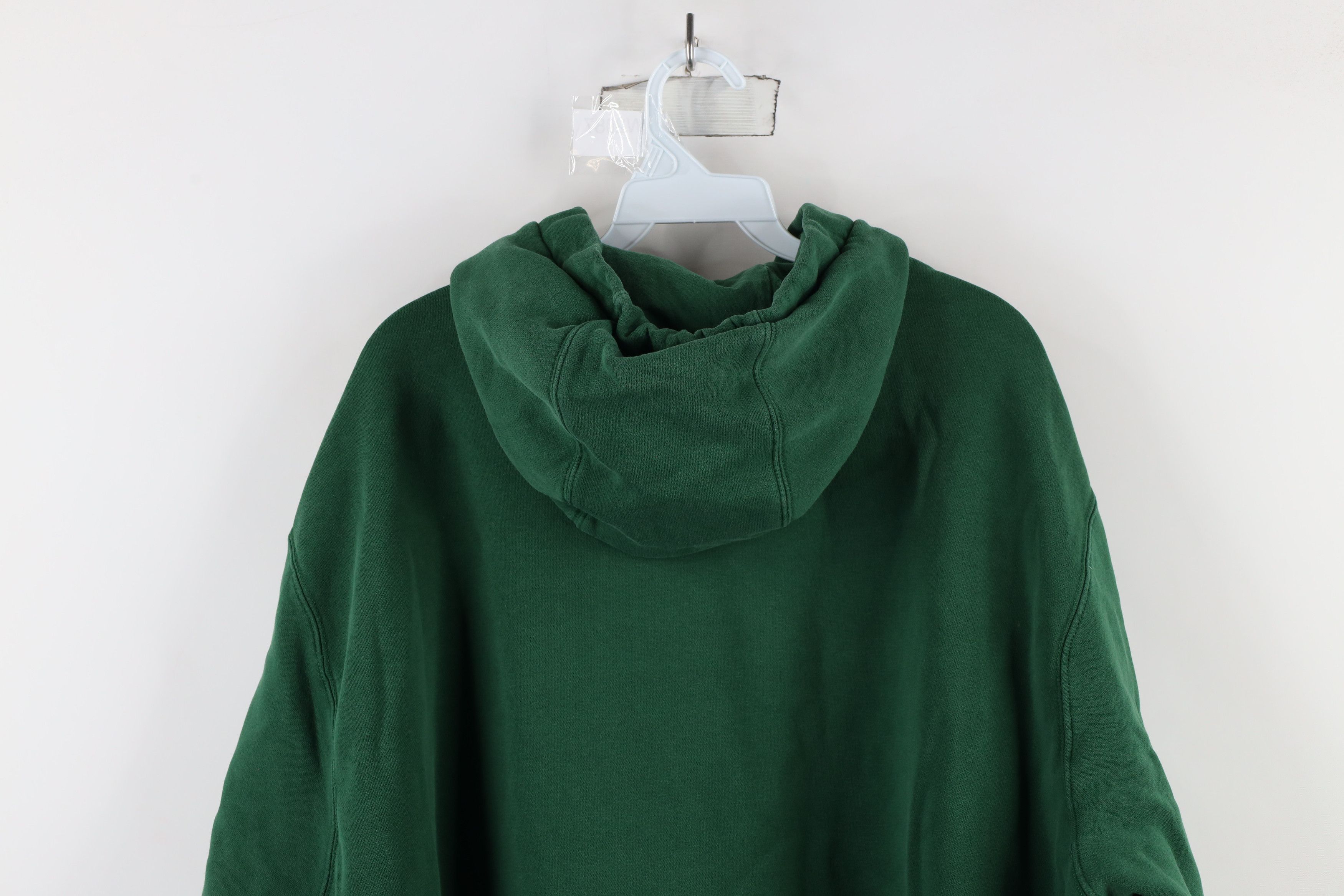 Nike × Vintage Vintage Nike Mini Swoosh Eagles Hoodie Sweatshirt Green Size US XXL / EU 58 / 5 - 10 Thumbnail