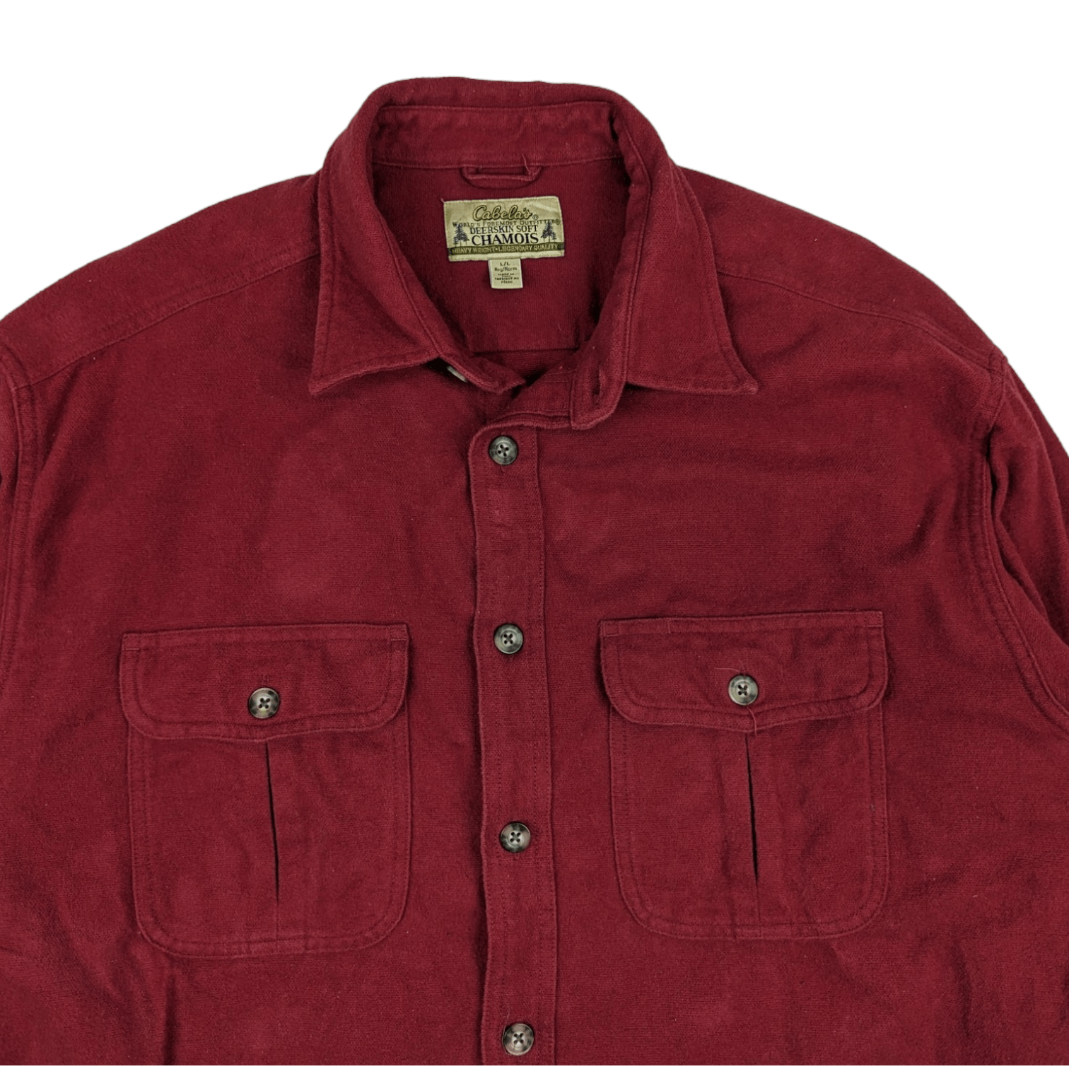 Cabelas CABELAS Button Up Flannel Shirt Outdoor Hiking Size US L / EU 52-54 / 3 - 4 Thumbnail