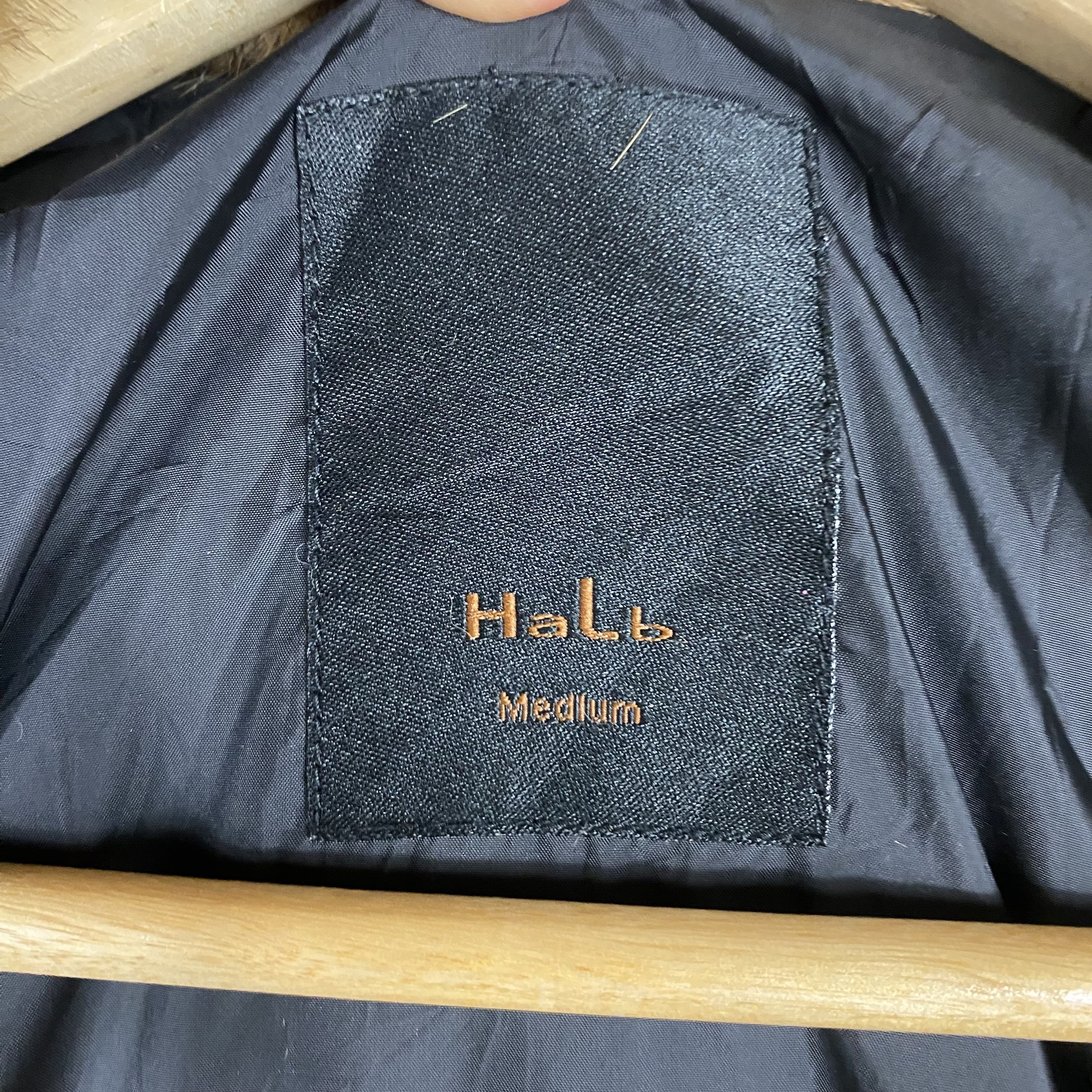 Japanese Brand 💥HALB BIKER JACKET ZIPPER FUR COLLAR Size US M / EU 48-50 / 2 - 8 Thumbnail