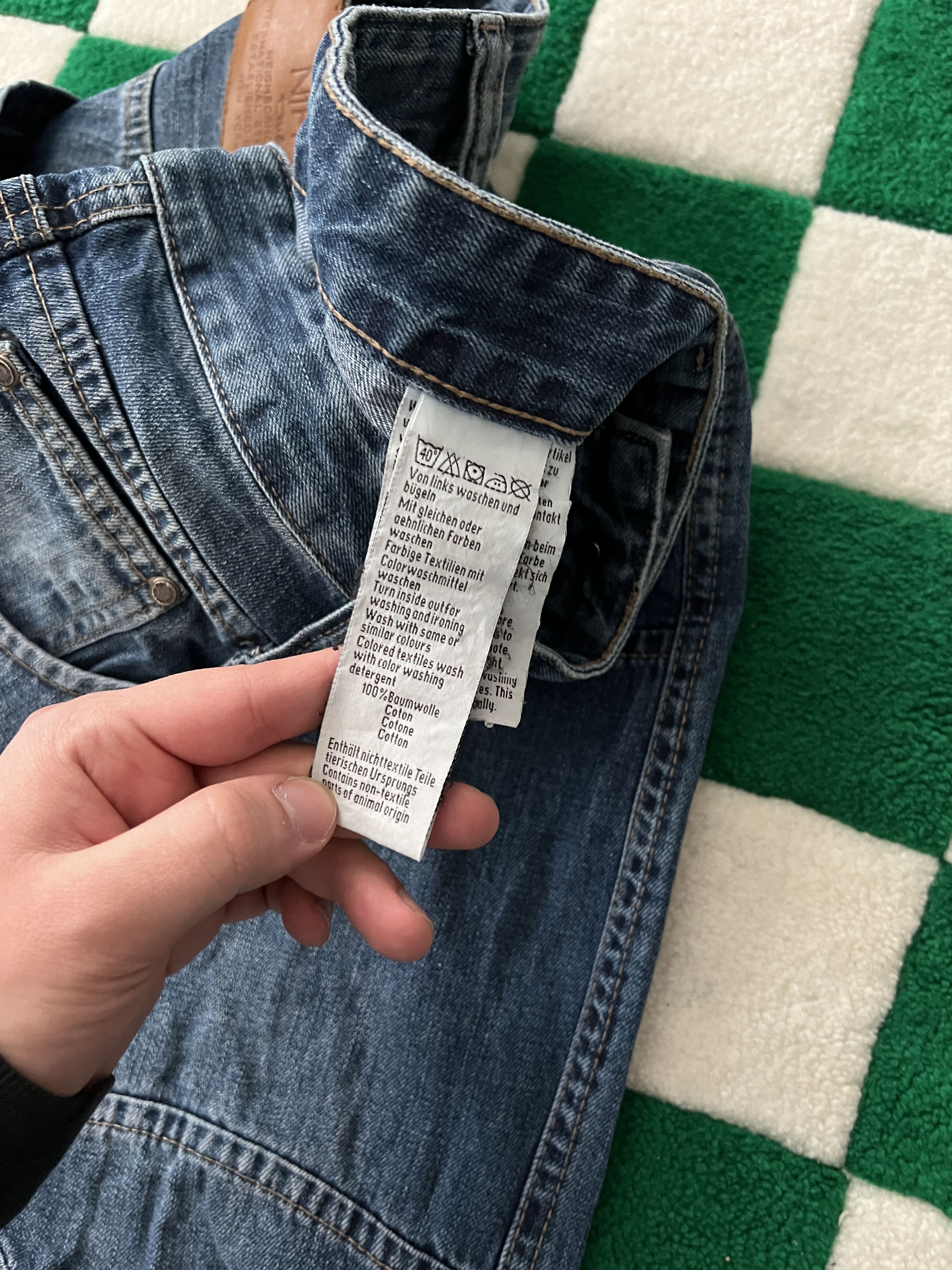 Japanese Brand Vintage Neighborhood True Denim Japanese Denim Jeans Size US 34 / EU 50 - 16 Thumbnail