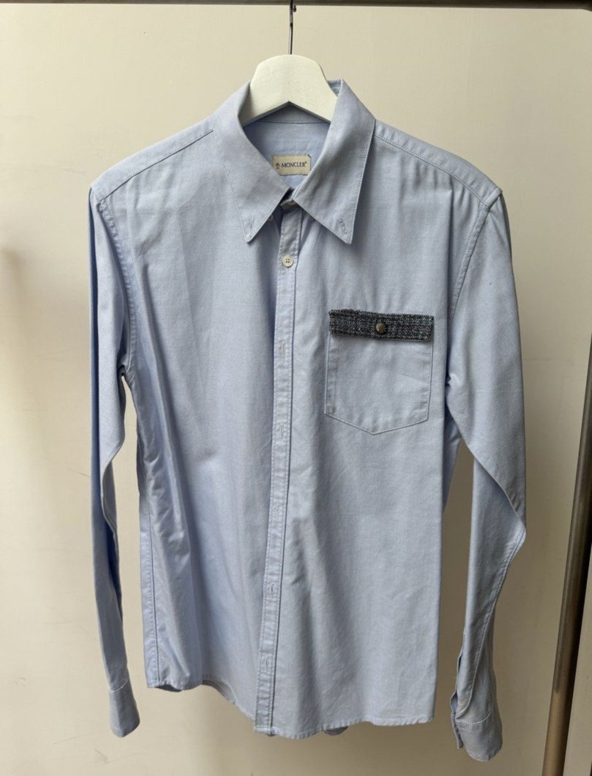 Moncler Moncler shirt with patchwork pocket Size US S / EU 44-46 / 1 - 1 Thumbnail
