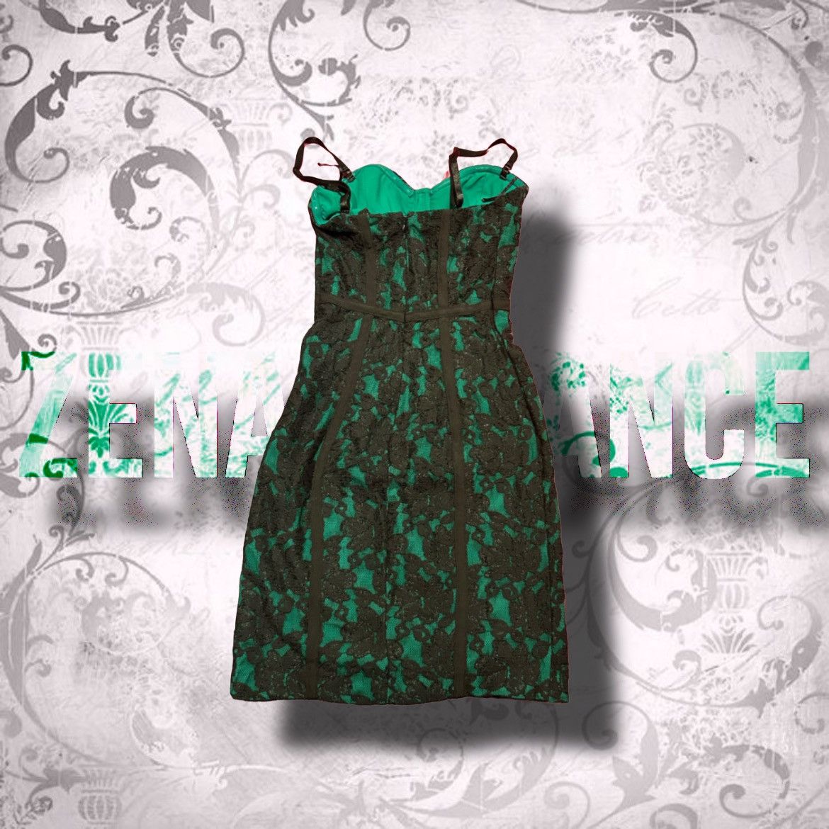 Guess × Vintage Authentic GUESS Vintage Green Dress Size XS / US 0-2 / IT 36-38 - 2 Thumbnail