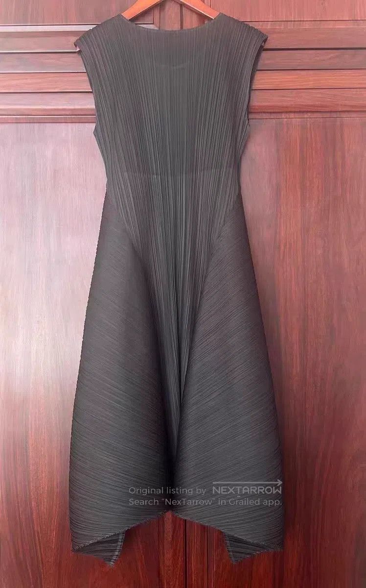 Issey Miyake Issey Miyake Dark Green Dress Size L / US 10 / IT 46 - 1 Thumbnail